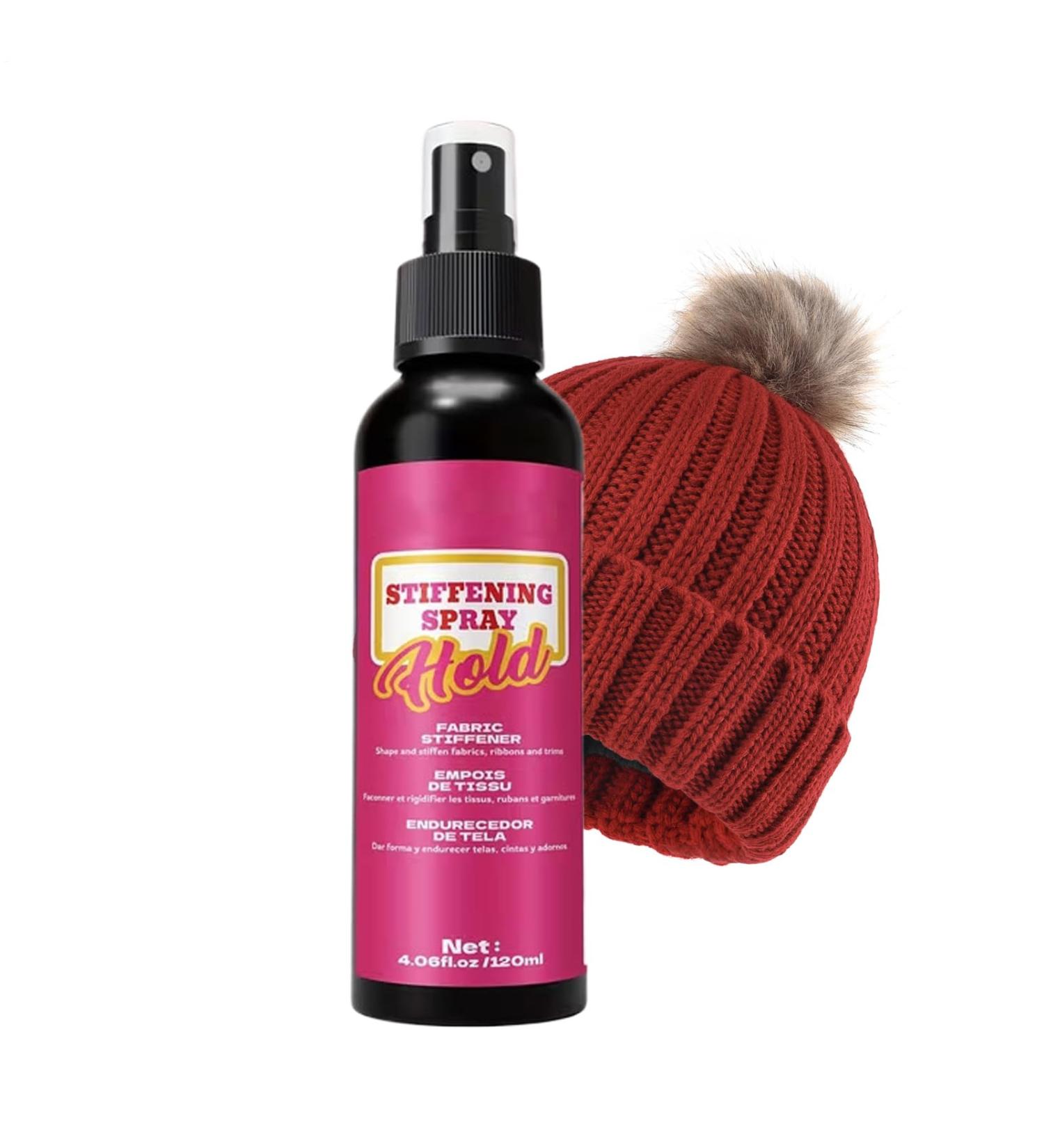 Fabric Stiffening Spray for Crafts 120ml Multifunctional Stiffening Spray Anti-Sagging for Clothes | Stiffening and Shaping Mist for Textiles - for Hat Projects - Buy Online on GoSupps.com