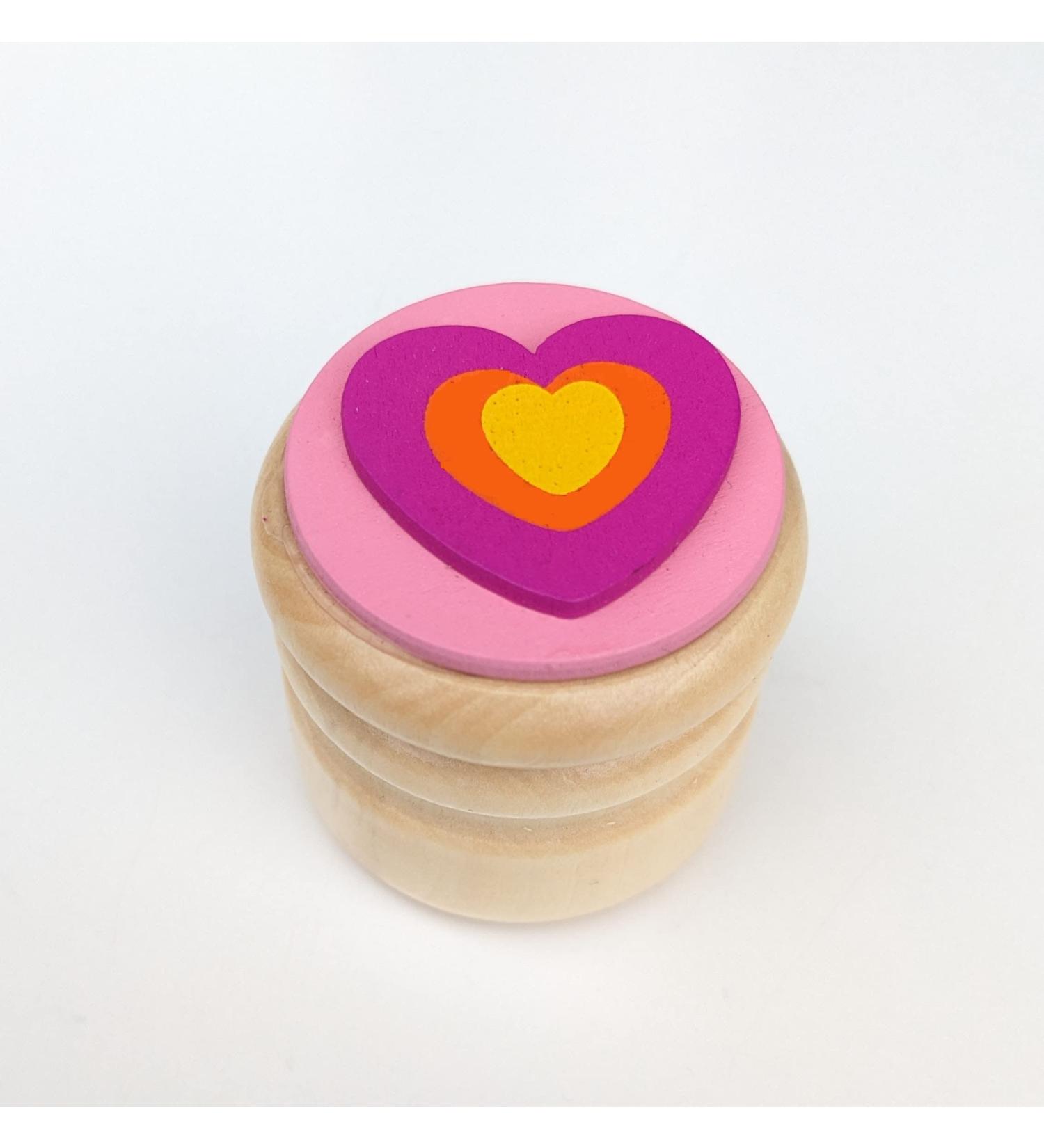 Ameisenkeks milk tooth tin heart pink