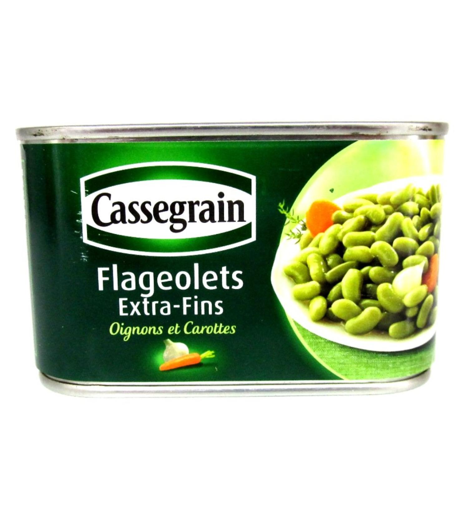 Cassegrain Cooked extra-fine flageolets - The box of 265 g - Buy Online on GoSupps.com