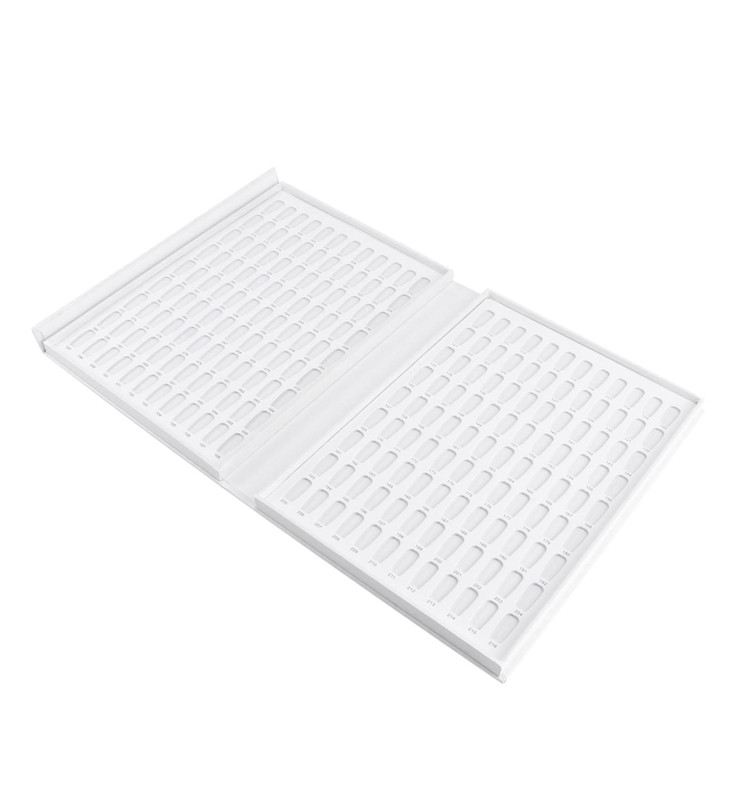  SOESFOUFU 216 Nail Polish Presentation Card Nail Color Book Color Card Nail Polish Card White Manicure Display Card - Buy Online on GoSupps.com