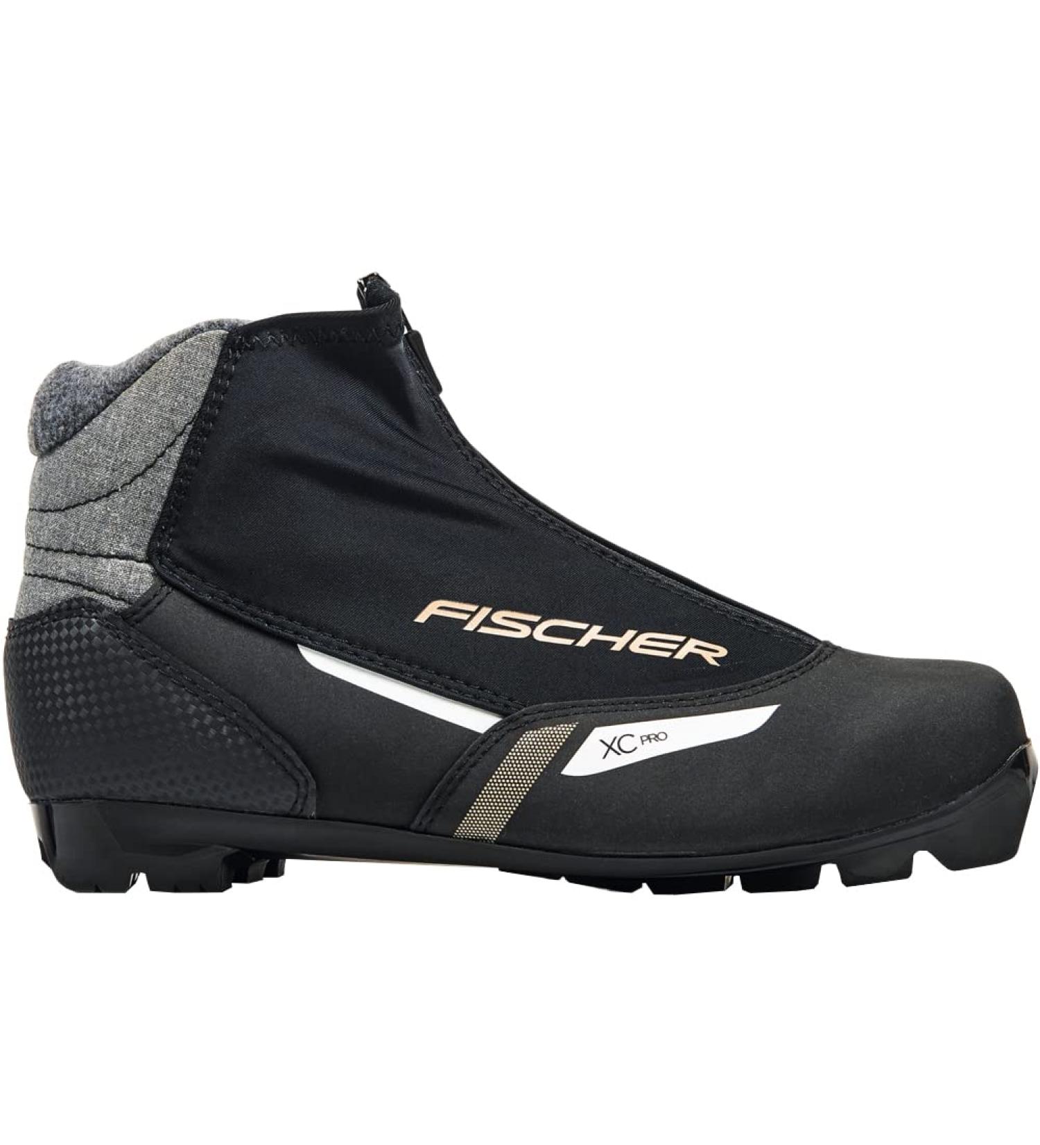 Fischer Women's XC Pro Boots Black/White 38 - Non-Slip Winter Sports Skiing Boots - Buy Online on GoSupps.com