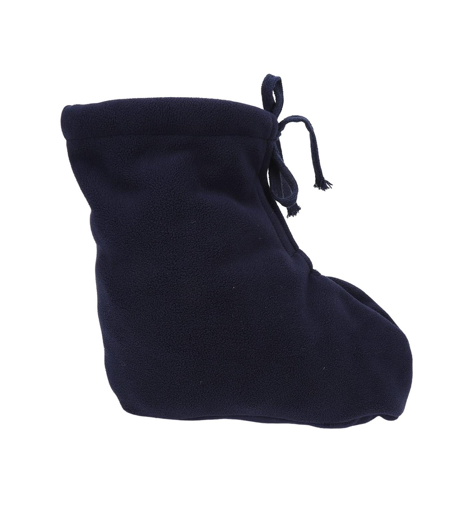 Soft Thick White Plush Foot Cast Sock | Adjustable Toe Cover for Men and Women | Warm Foot Warmer Protector in Dark Blue (Small) - Buy Online on GoSupps.com