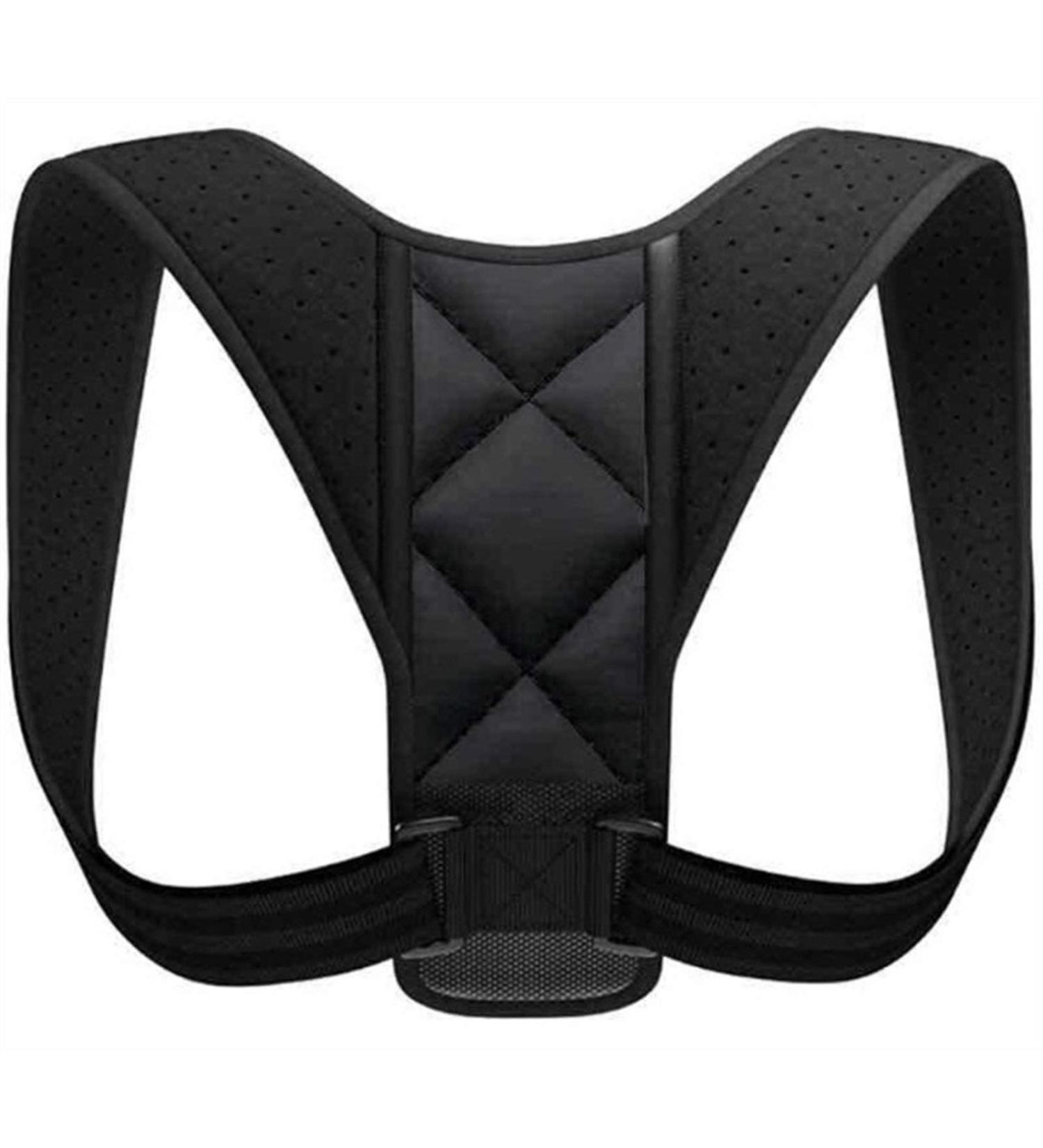 ZCLNYVGJ GUOWGANG Brace Support Belt Adjustable Back Support Posture Corrector Men Women Clavicle Spine Back Shoulder Lumbar Posture Correction (Size : Medium) (A S) - Buy Online on GoSupps.com