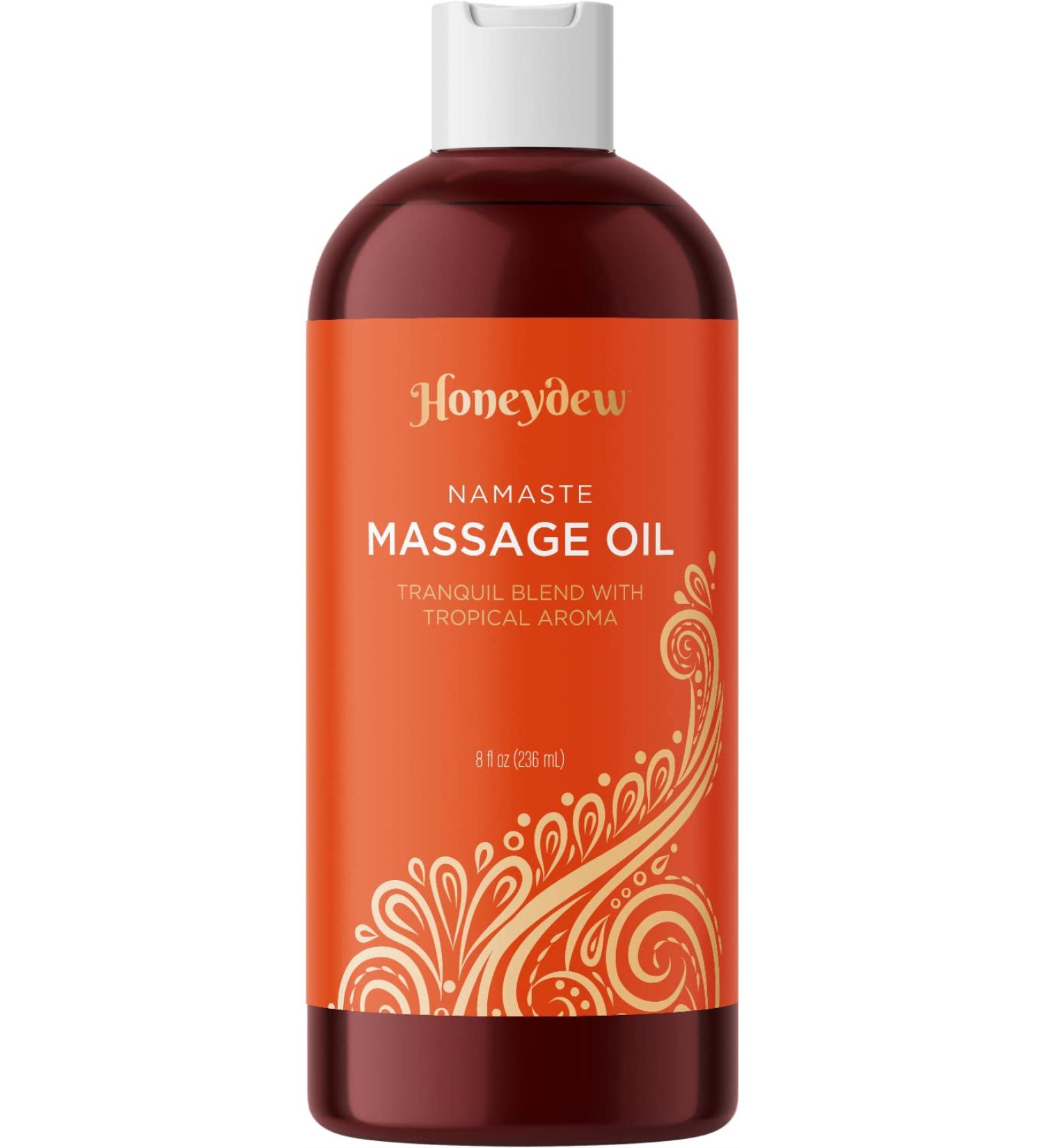 Tropical Sensual Massage Oil for Couples - Romantic and Moisturizing Body Oil with Natural Aromatic Oils - Perfect Romantic Gift for Her and Him - Buy Online on GoSupps.com