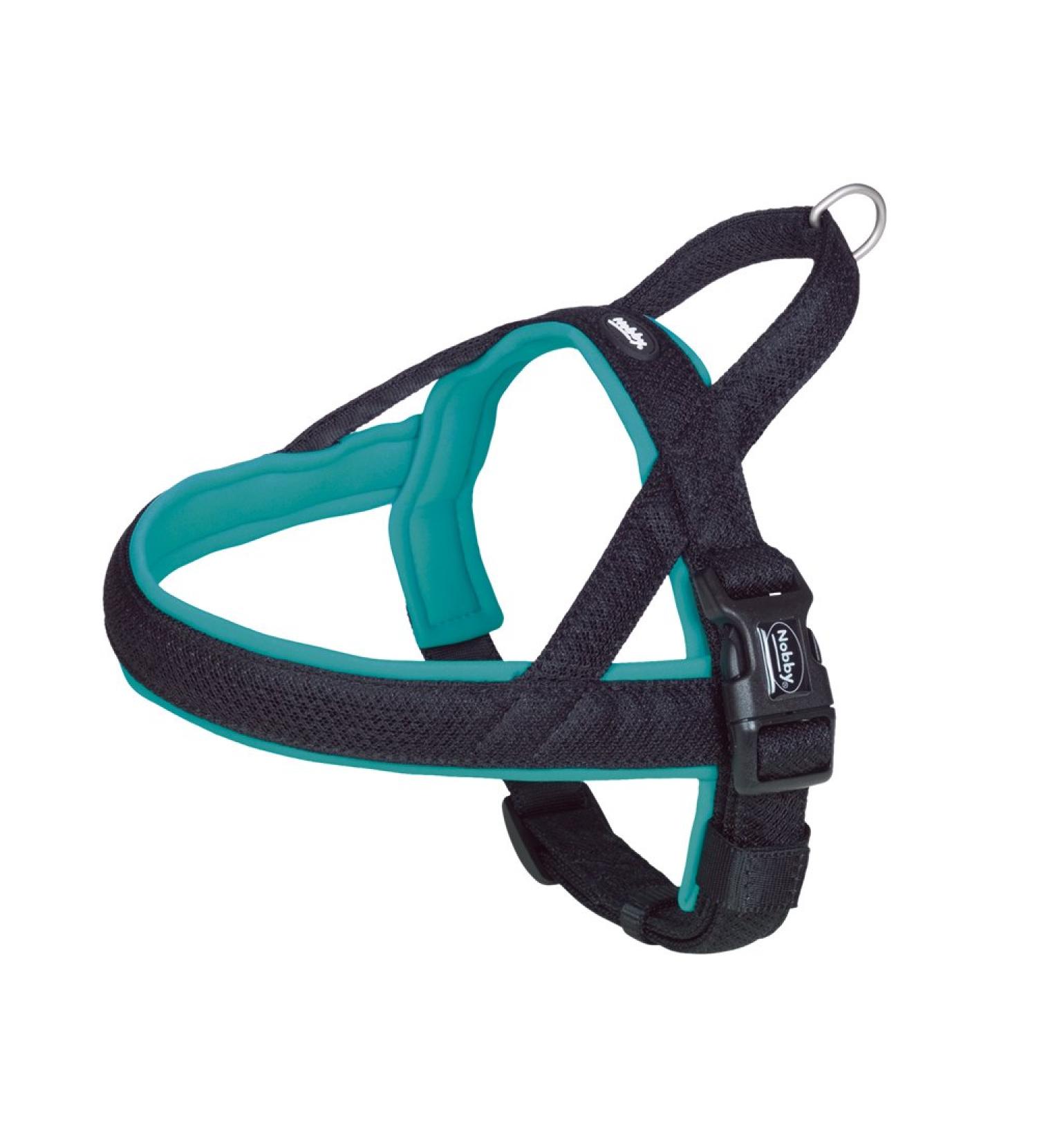 Nobby Norwegian Harness Mesh Preno turquoise L: 75-98 cm + 62 cm W: 40/45 mm 1 piece turquoise 5 ml (1 pack)