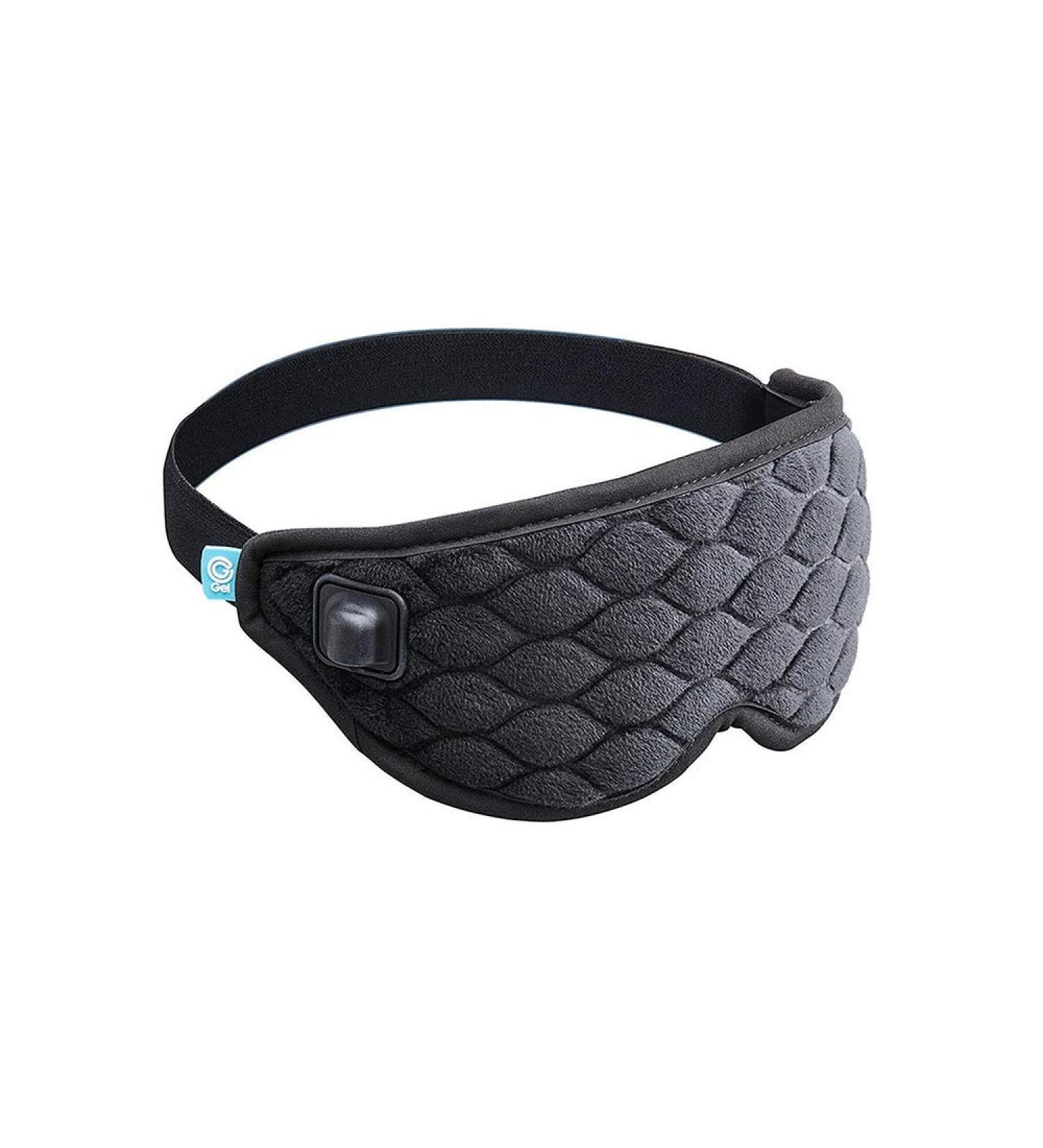 HoMedics Gel Eye Mask for Headache and Migraine Pain Relief | Cold Therapy, 3 Heat Settings, Auto-Off Timer | Weighted for Comfort | Adjustable Size | Black - Buy Online on GoSupps.com