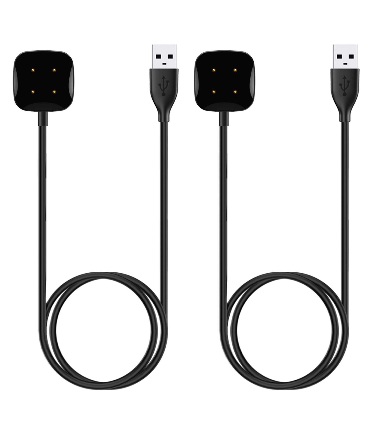 KIMILAR (2 Pack) Charger Compatible with Fitbit Sense/Fitbit Sense 2  Fitbit Versa 3 / Fitbit Versa 4  Replacement Charging Charger Cable Compatible with Fitbit Versa 4 / Fitbit Sense 2 Smartwatch - Buy Online on GoSupps.com