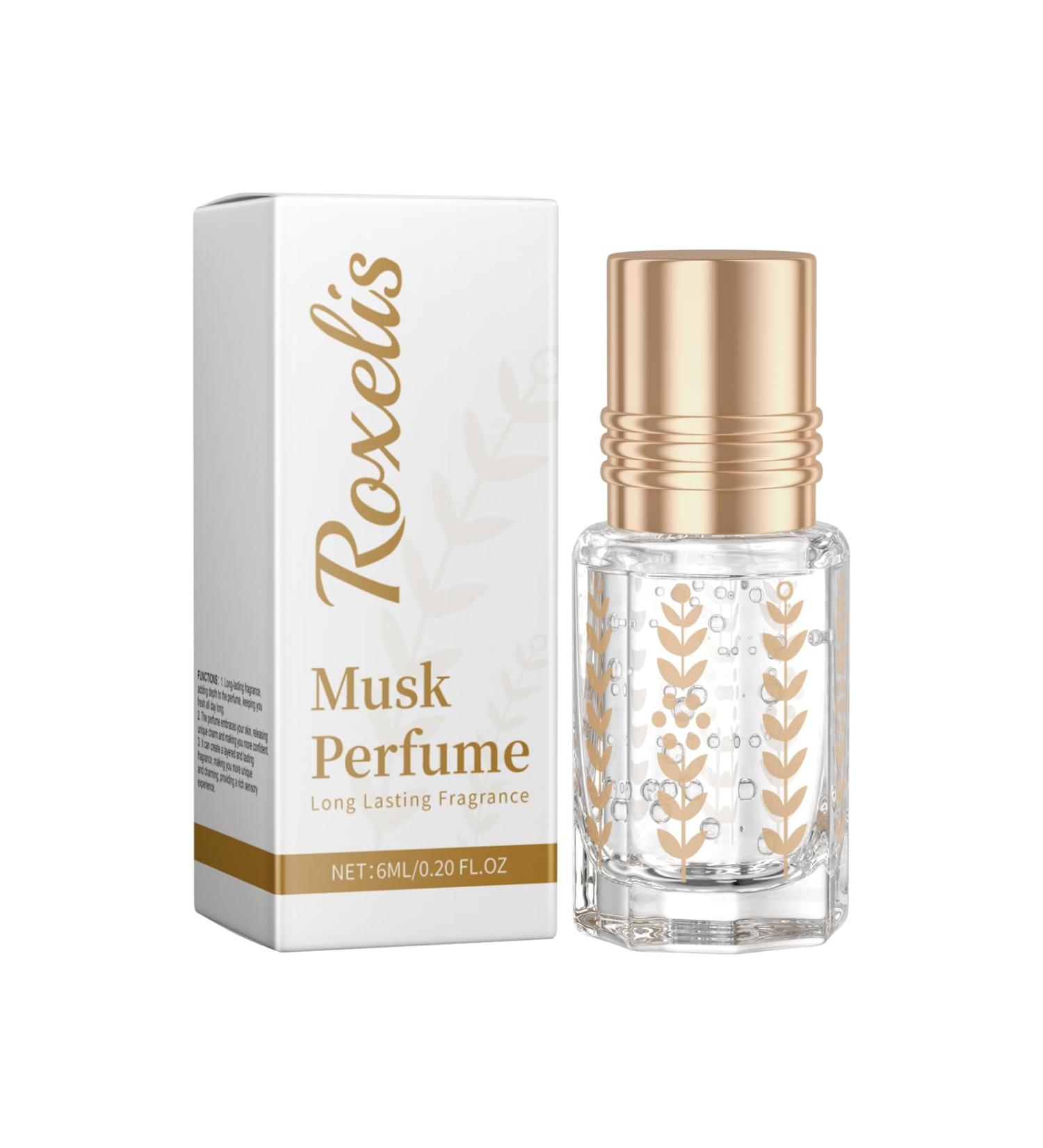 Musk Oil Perfume For Women Roll On Perfume Oils For Women Long Lasting Skin Musk Perfume Oil Floral Perfume Roller With Rose & Jasmine 6ml - Buy Online on GoSupps.com