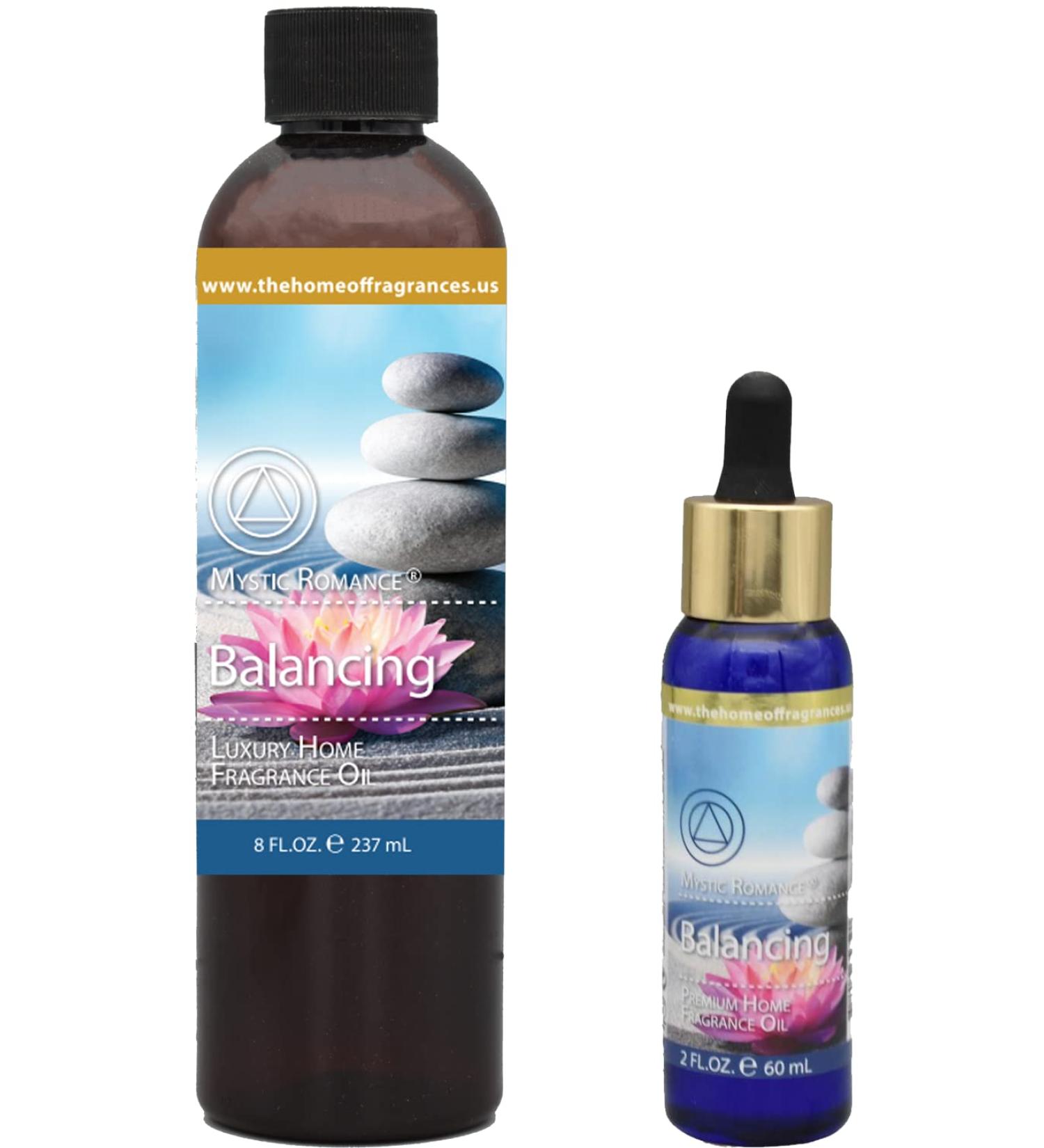 The Home of Fragrances - Set of 2 Bottles of Fragrance Oils - 2oz & 8oz (Balancing)