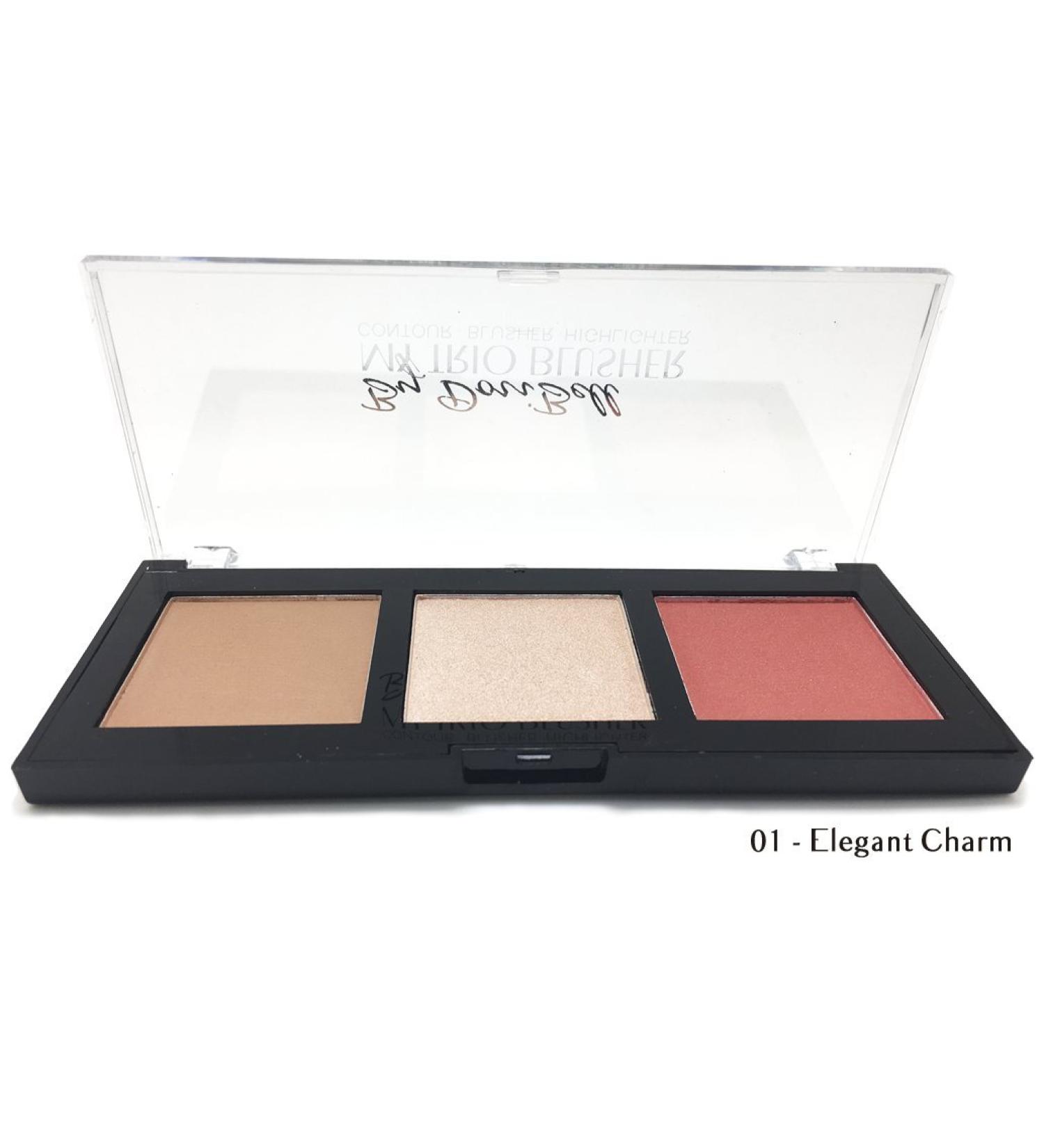 BY DORIBELL My Trio Blush Contour Palette 01 Elegant Charm 10.5 g. By DoriBell