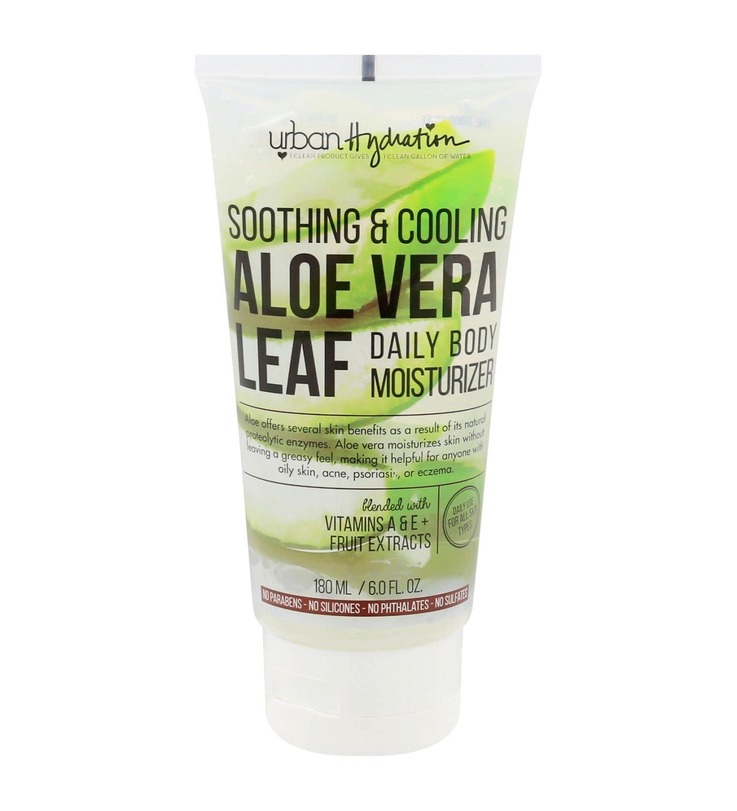 Urban Hydration Aloe Vera Body Moisturizer | Detoxes, Smooths, and Fades Dark Spots | Lightweight for All Skin Types | 6 fl oz - Buy Online on GoSupps.com