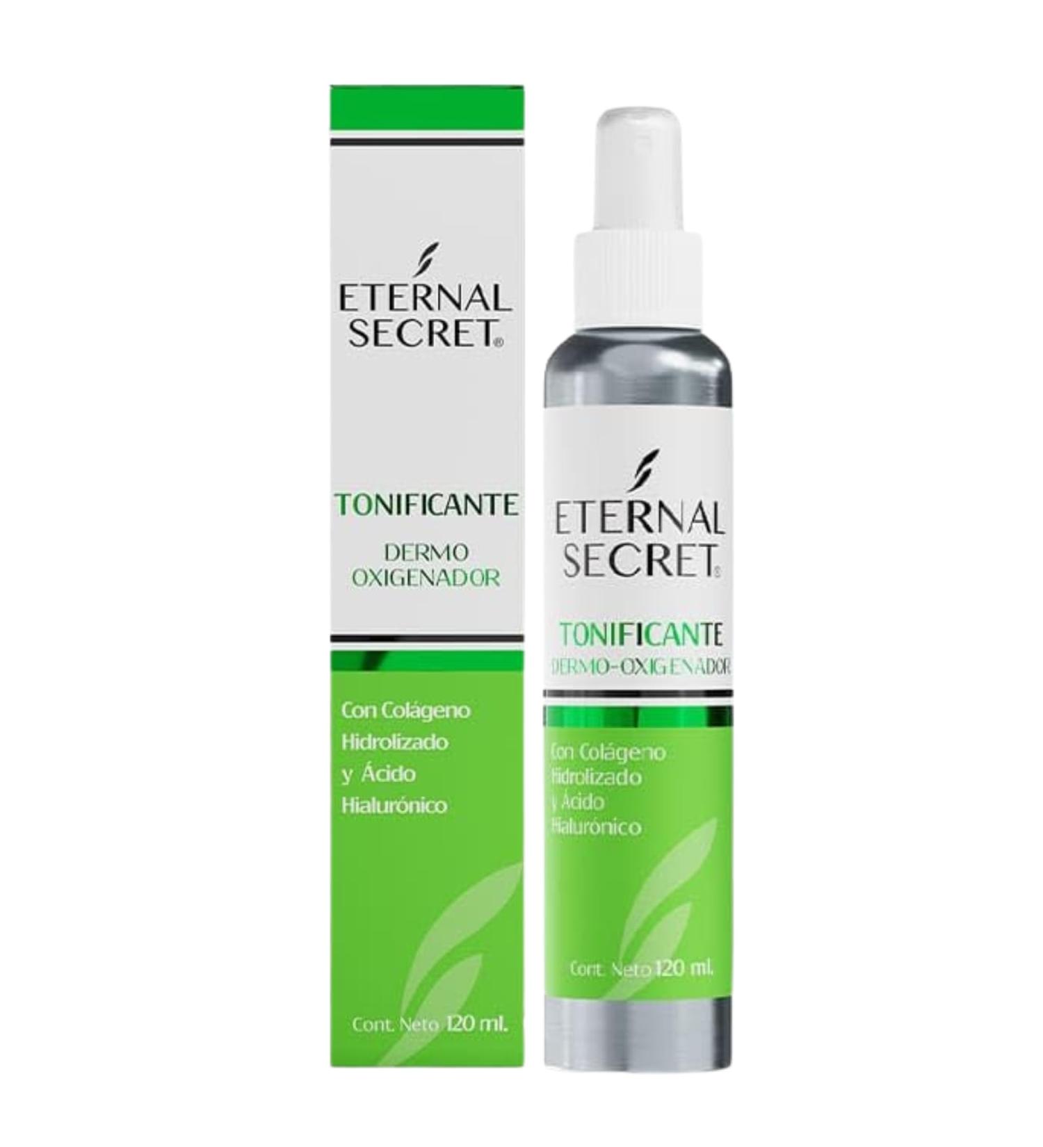 Eternal Secret Fresh Toner - Oxygenating Dermal Toner with Hydrolyzed Collagen and Hyaluronic Acid 4.06 fl oz - Facial Toners to Rejuvenate and Refresh Col geno Hidrolizado/ cido Hialur nico - Buy Online on GoSupps.com