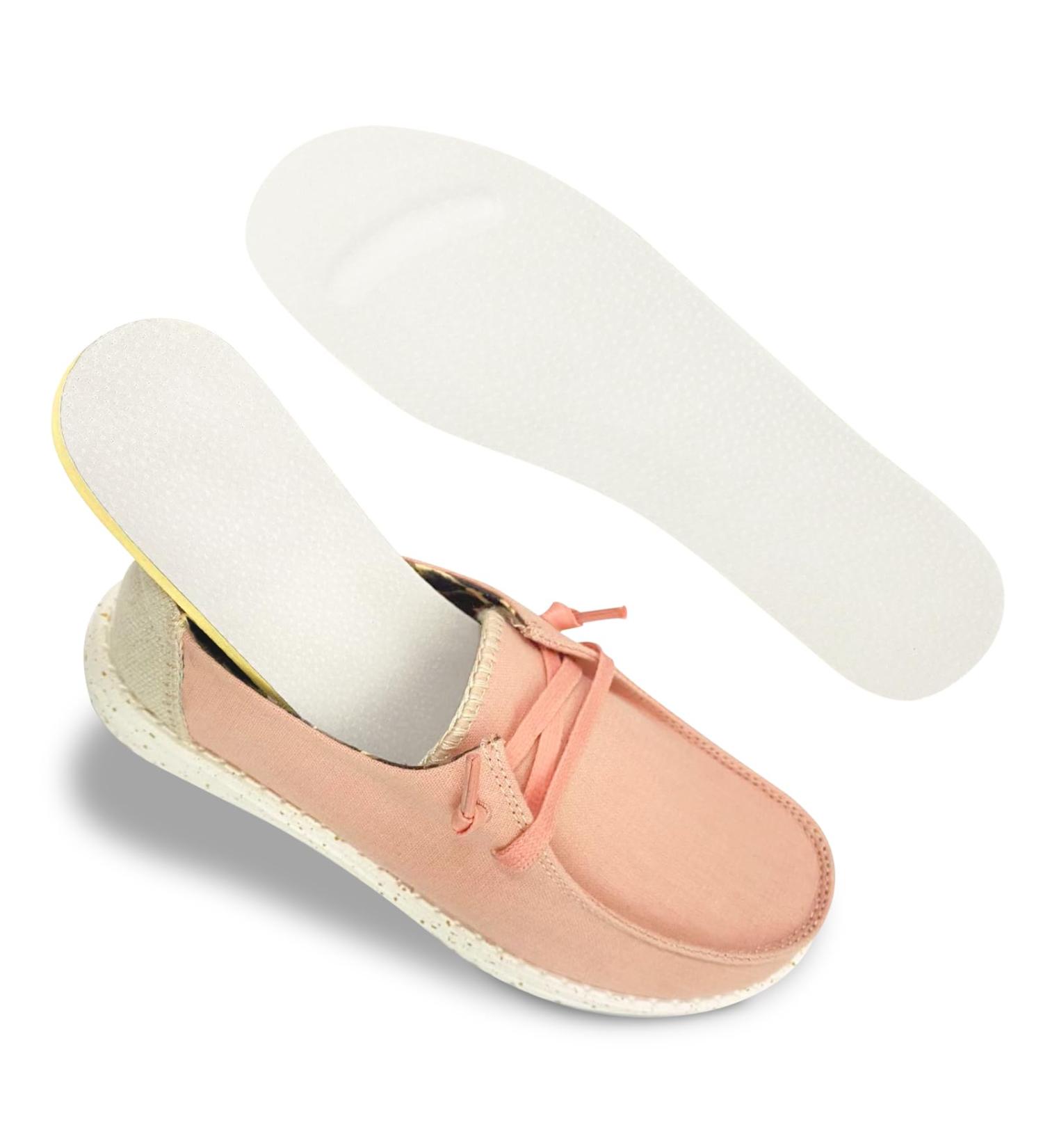 Topdarty Classic Insoles for Hey Dude Women's Wendy Shoes - Comfortable Lightweight Replacement Inserts (US Women 8 - EU 39 - Buy Online on GoSupps.com
