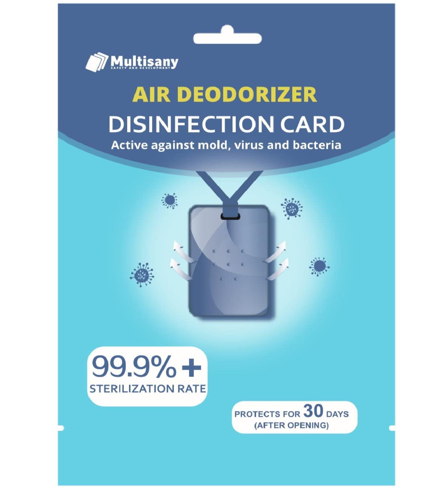 Premium Air Deodorizer Card - Freshen Up Your Space - Buy Internationally - Buy Online on GoSupps.com