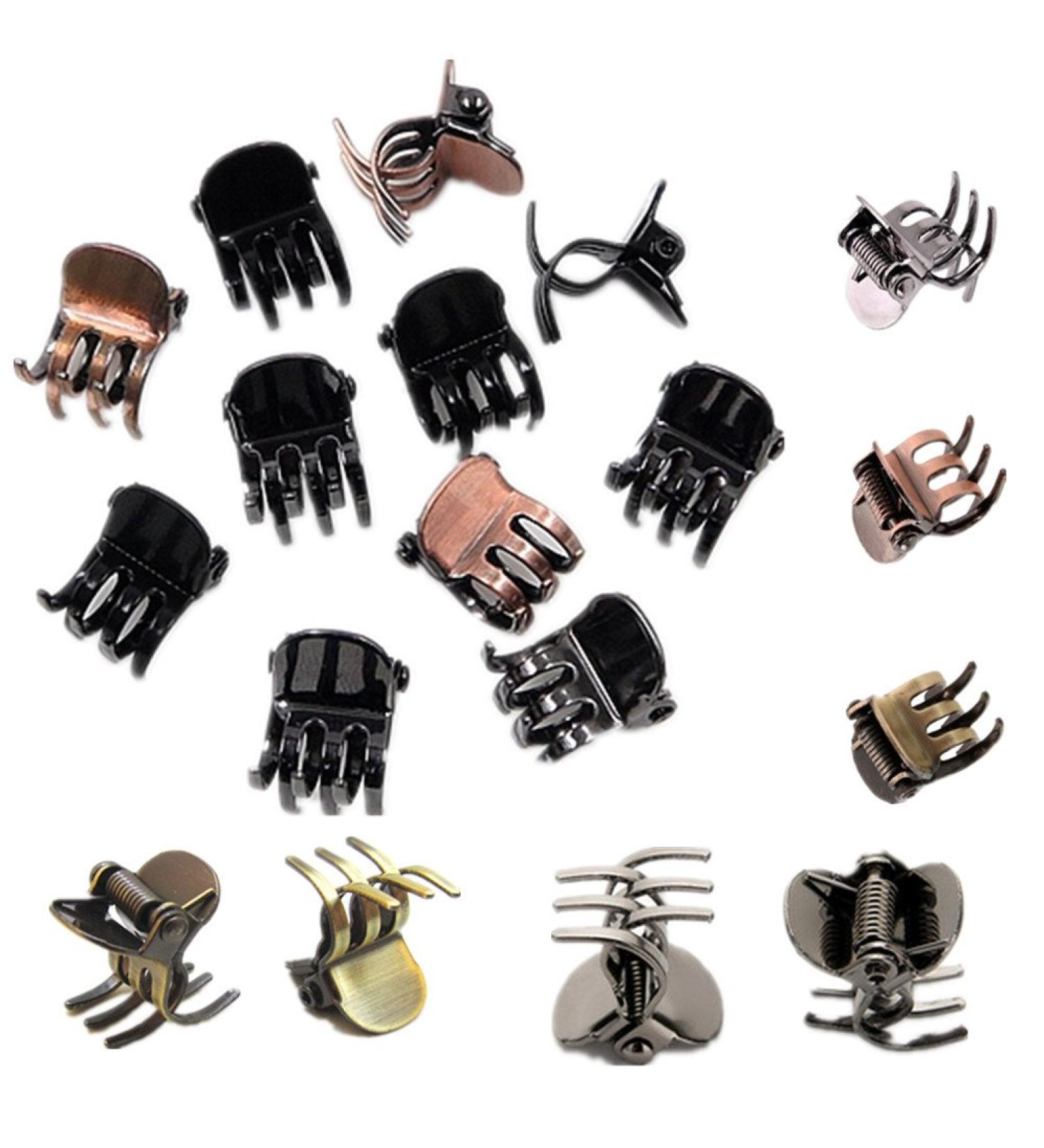 Cuhair 100pcs Butterfly Hair Clips Vintage Style Metal Alloy Hair Clip Hair Accessories for Girls Women