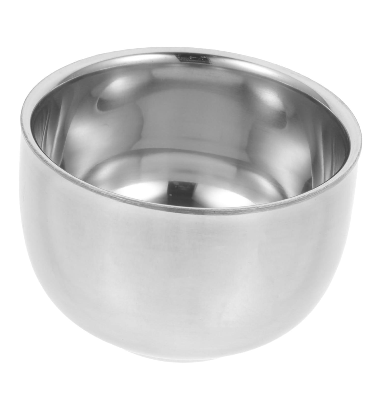 Beaupretty Bartbrush Bowl - Farmhouse Men's Grooming Essentials | Roman Caes Household Appliances | Metal 304# Steel & Aluminum Shave Dishes | Perfect Gifts for Men - 7.2x7.2x5cm - Buy Online on GoSupps.com