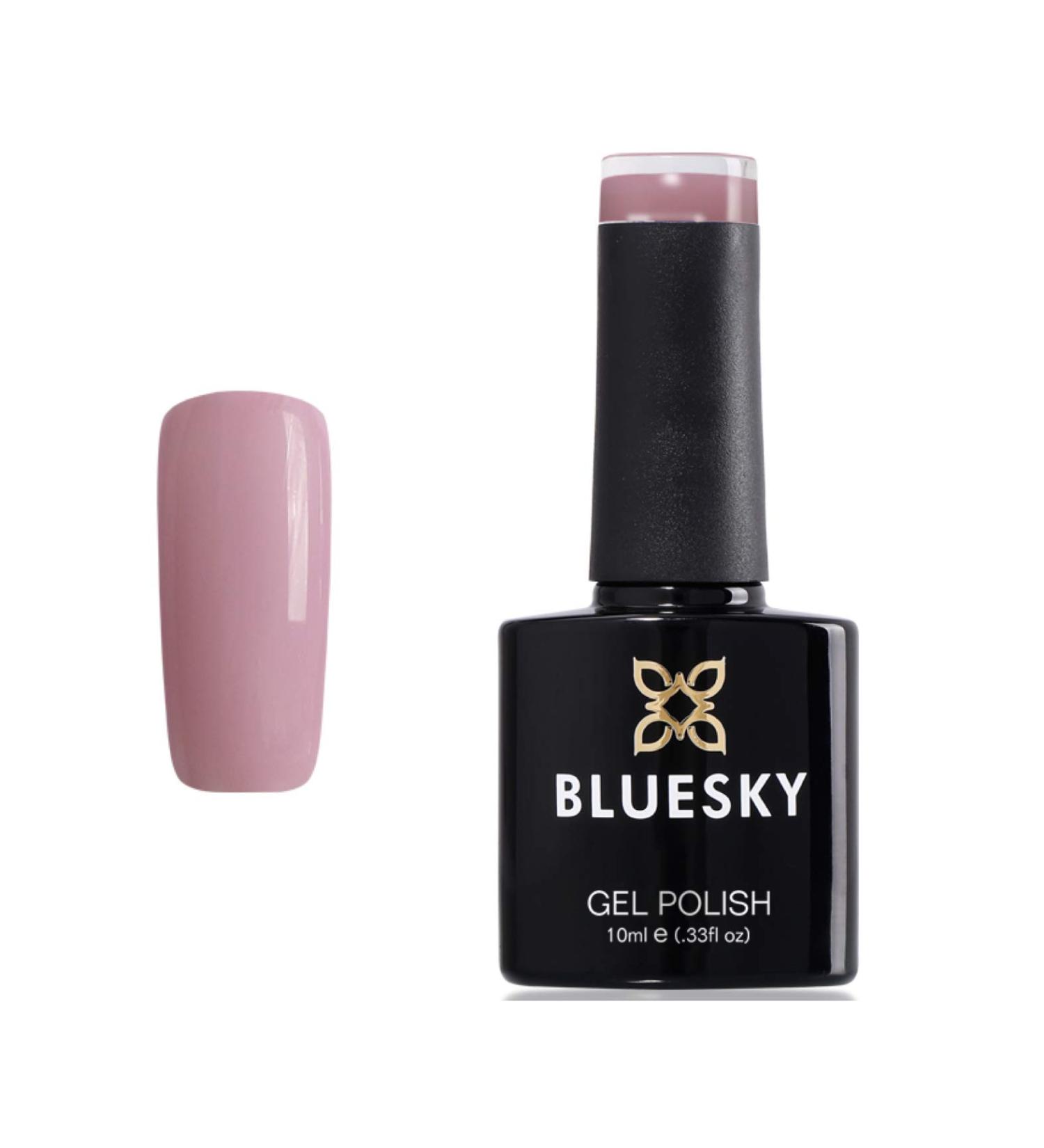 Bluesky NUDE PINK BARE FLESH QXG120 Naked Nude Collection Nail Gel Polish UV LED Soak Off 10ml (QXG120 Bare Flesh)