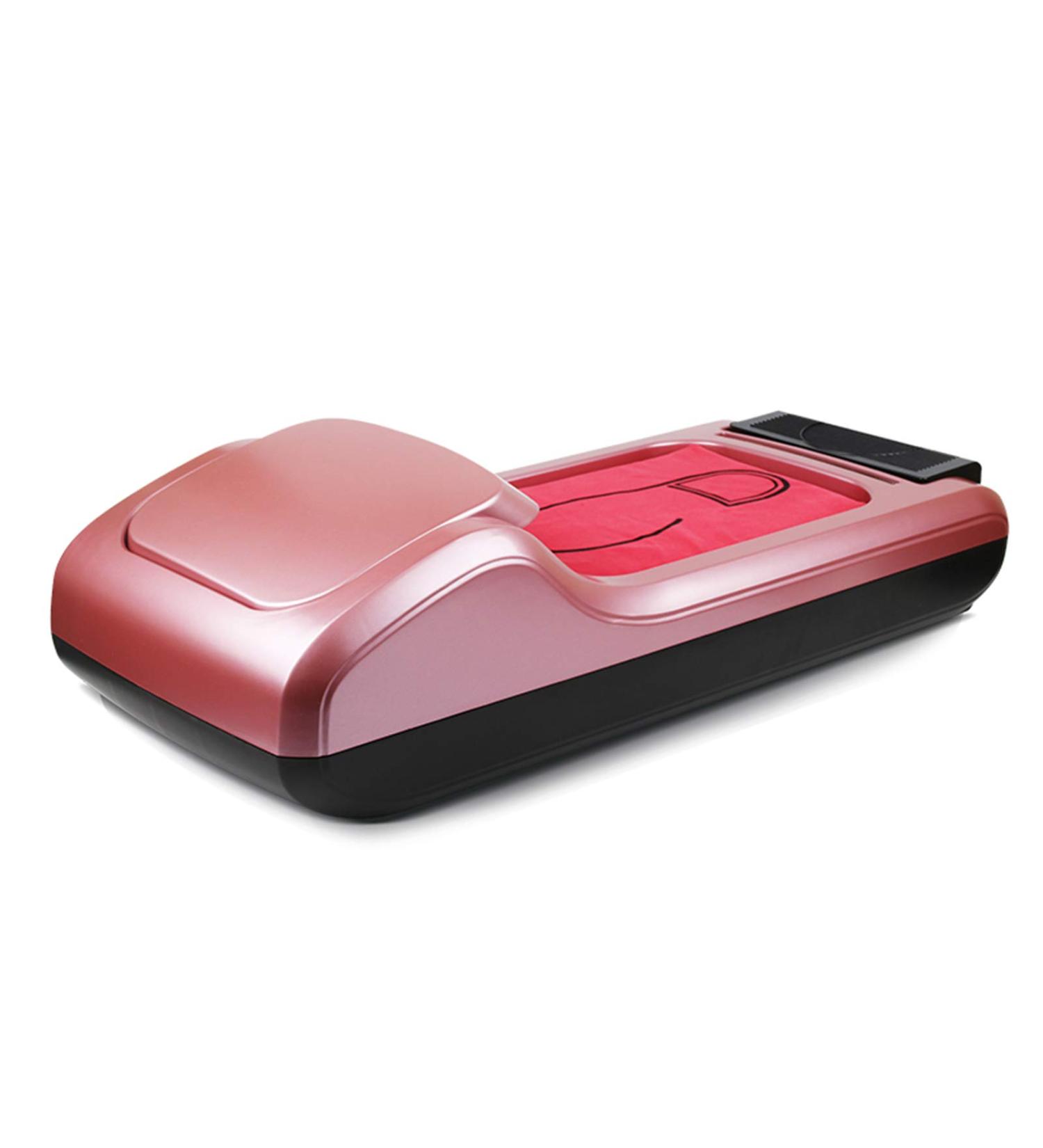 Automatic Shoe Film Machine Foot-Operated self-Wearing Shoe Cover Dispenser with Disposable 1 roll of Shoe Film for Home Hotels Factories Laboratory Can be Used 600 Times Pink - Buy Online on GoSupps.com
