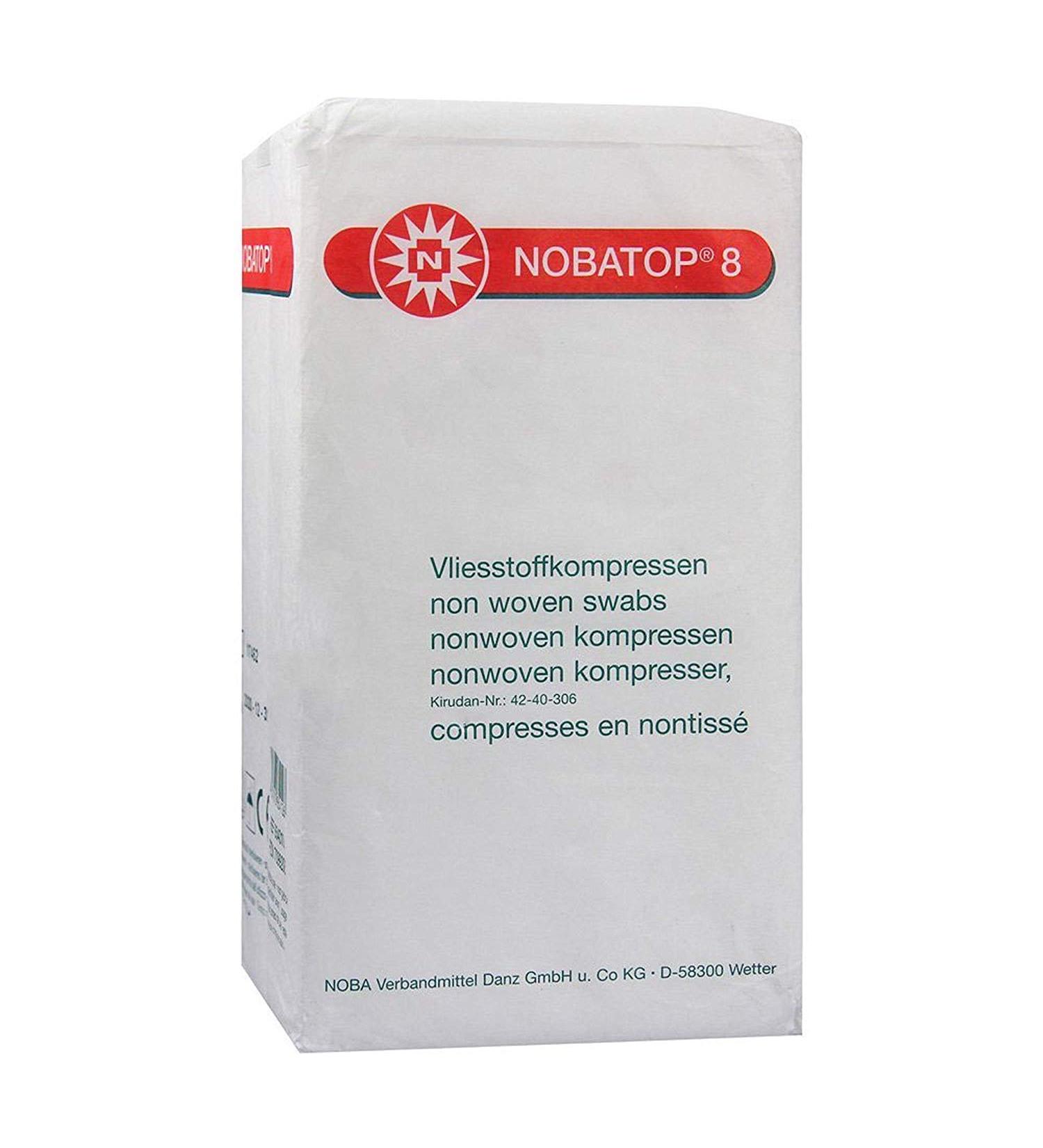 NOBATOP Non-Sterile Compresses 10x10 cm - 200 pcs | Premium Quality for International Shipping - Buy Online on GoSupps.com