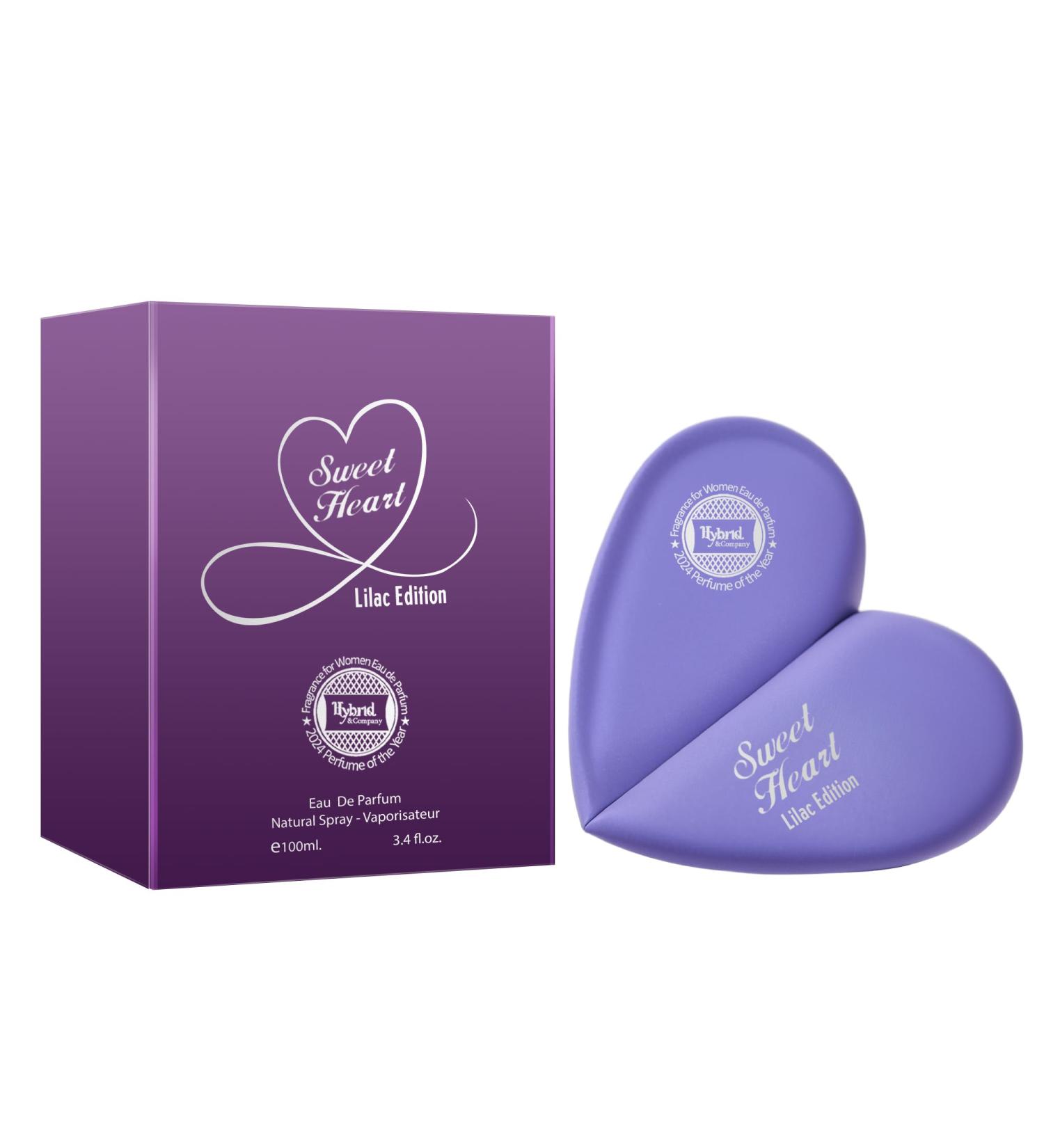 Hybrid & Company Women Sweet Heart Lilac Eau De Parfum Vaporisateur Natural Spray 3.4 Fl 3.4 Fl Oz SWEET HEART LILAC 3.4 Fl Oz (Pack of 1) - Buy Online on GoSupps.com