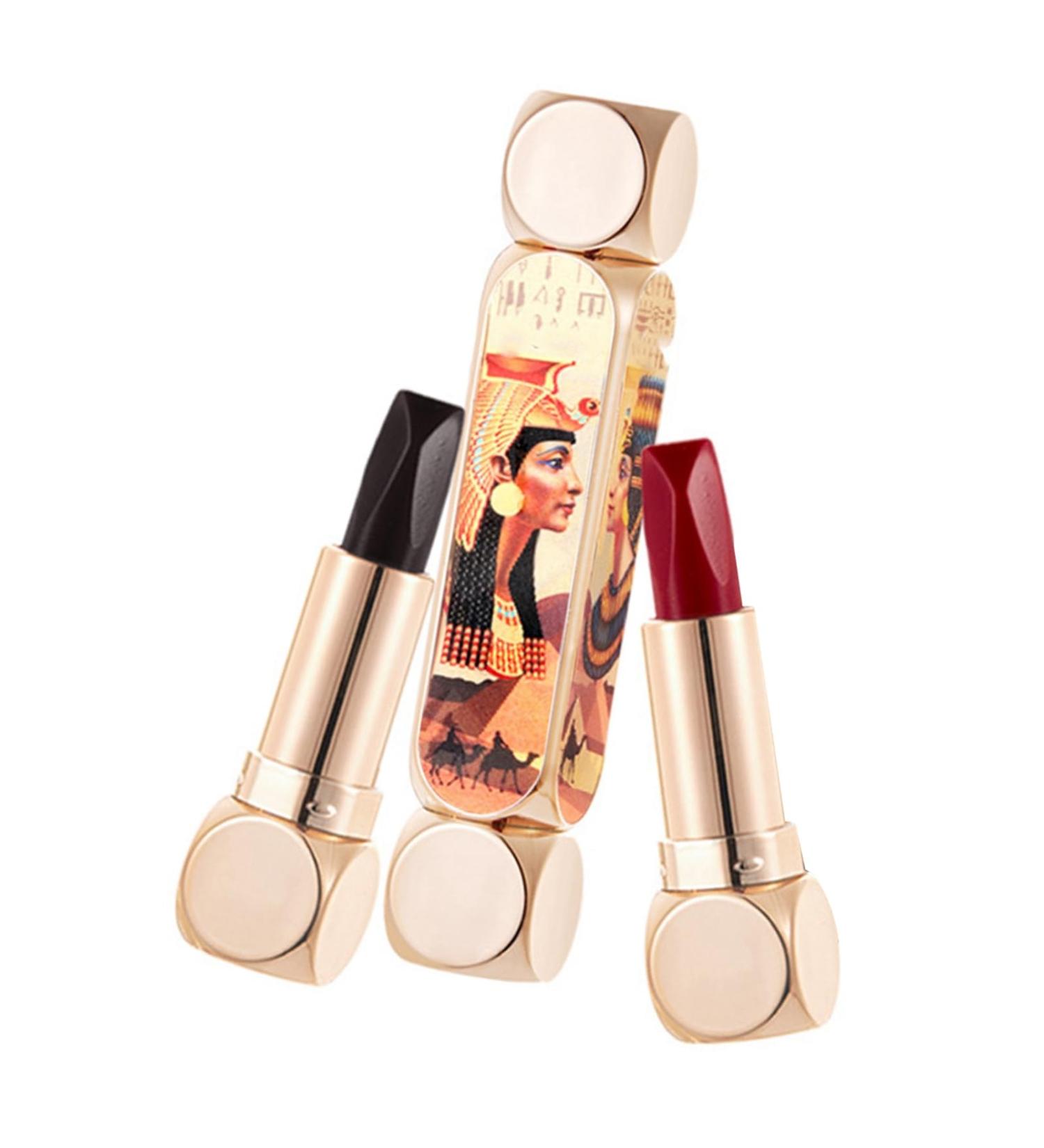 YOUTHINK Double Head Lipsticks - 6 Color Matte Long-Lasting Makeup Perfect Gift for Beauty Lovers - Buy Online on GoSupps.com