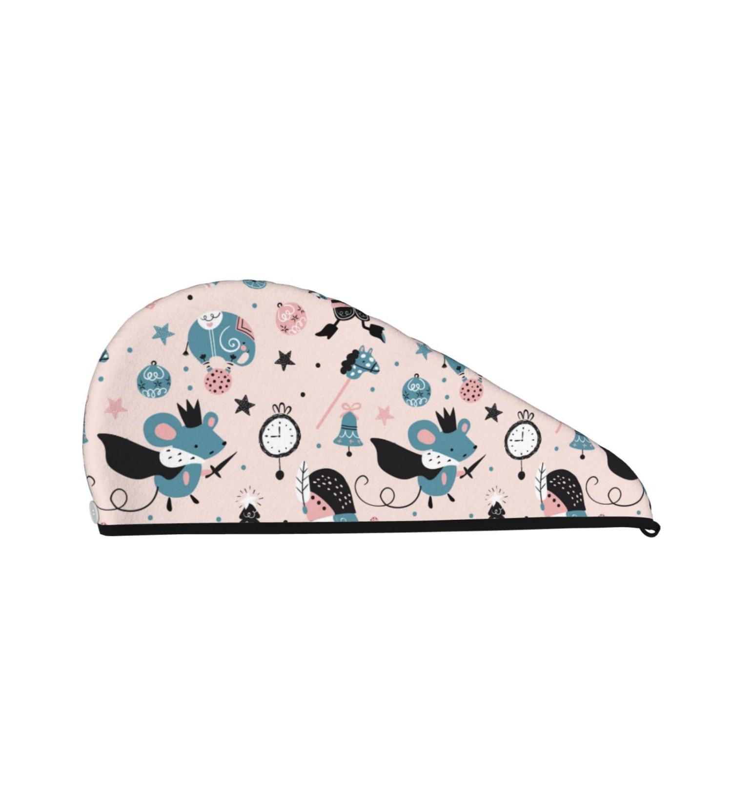 Nutcracker & Mouse King Microfiber Hair Towel - Soft Super Absorbent Coral Velvet Wrap for Long Curly & Thick Hair - Buy Online on GoSupps.com