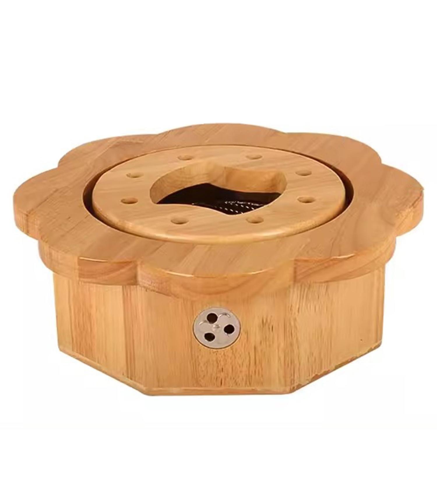 Ener Moxa Box - Portable Wooden Moxa Cone Burner for Therapy Meditation & Yoga - Alternative Acupuncture Solution - Yogam Pillow - Buy Online on GoSupps.com