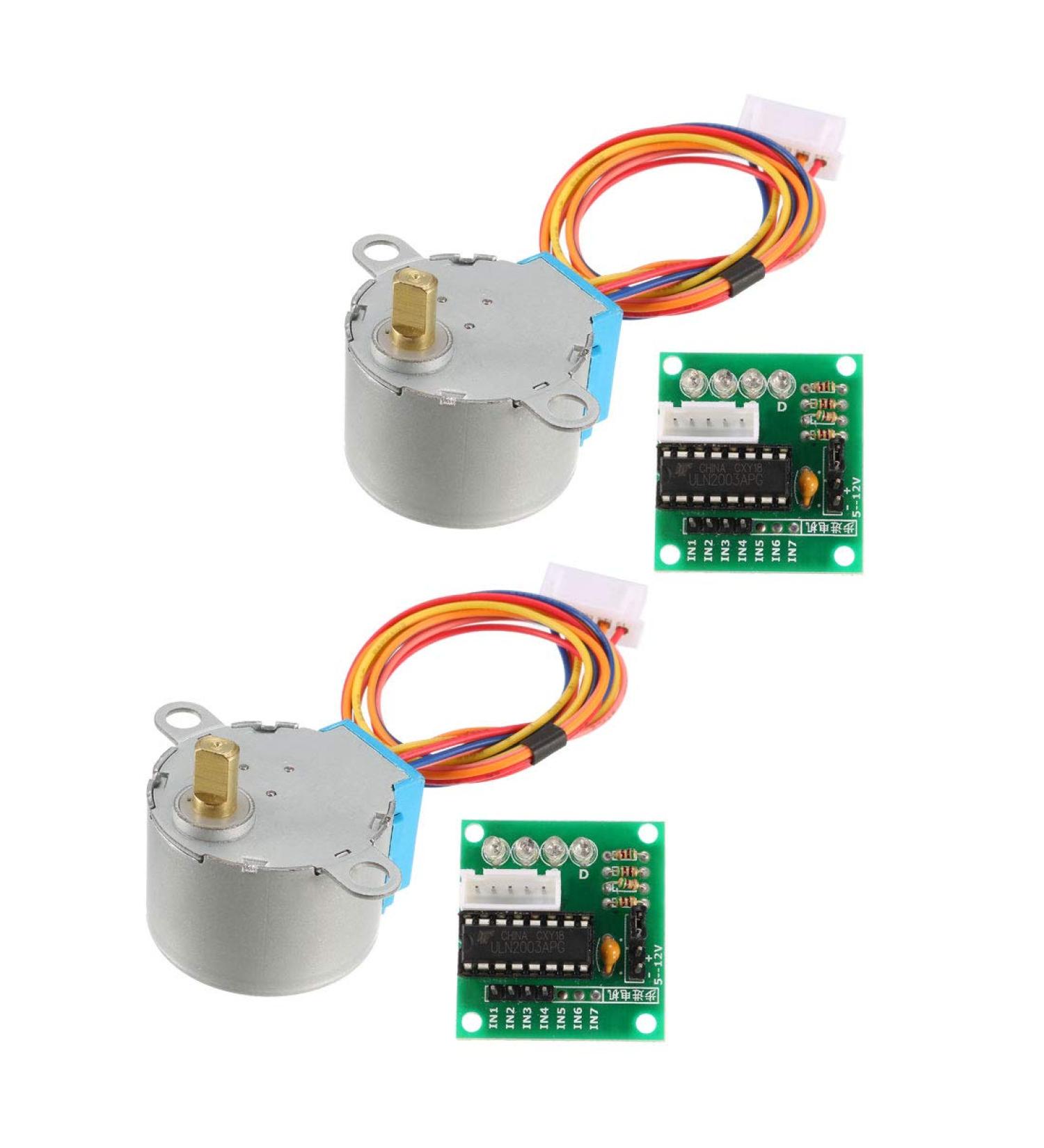 uxcell 2PCS DC 5V Micro Stepper Motor 28BYJ-48 with ULN2003 Drive Module - 5 Line 4 Phase - Buy Online on GoSupps.com