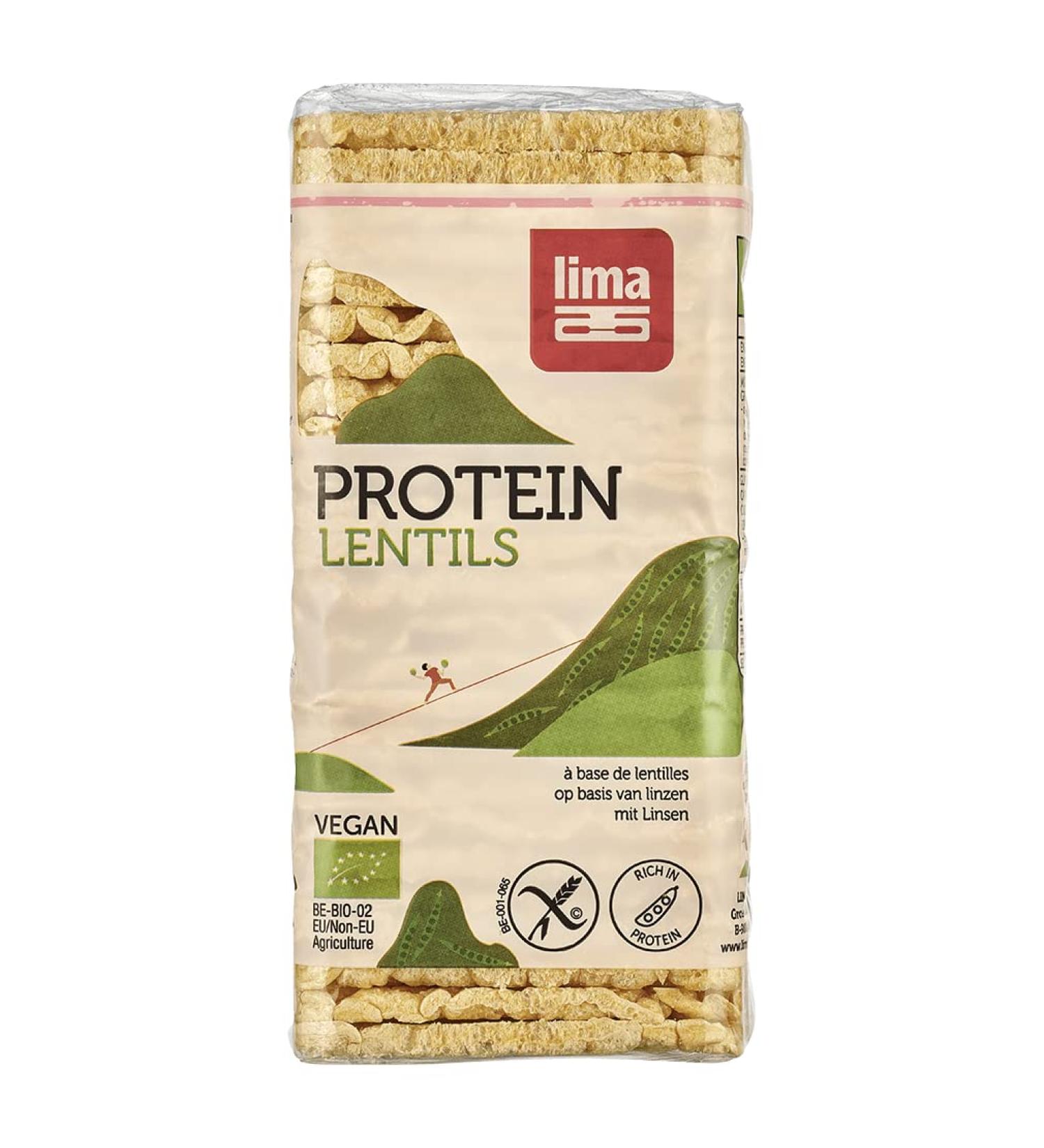 Lima Organic Protein Waffles Lentils Set of 3 (3 x 100 g) Vegan