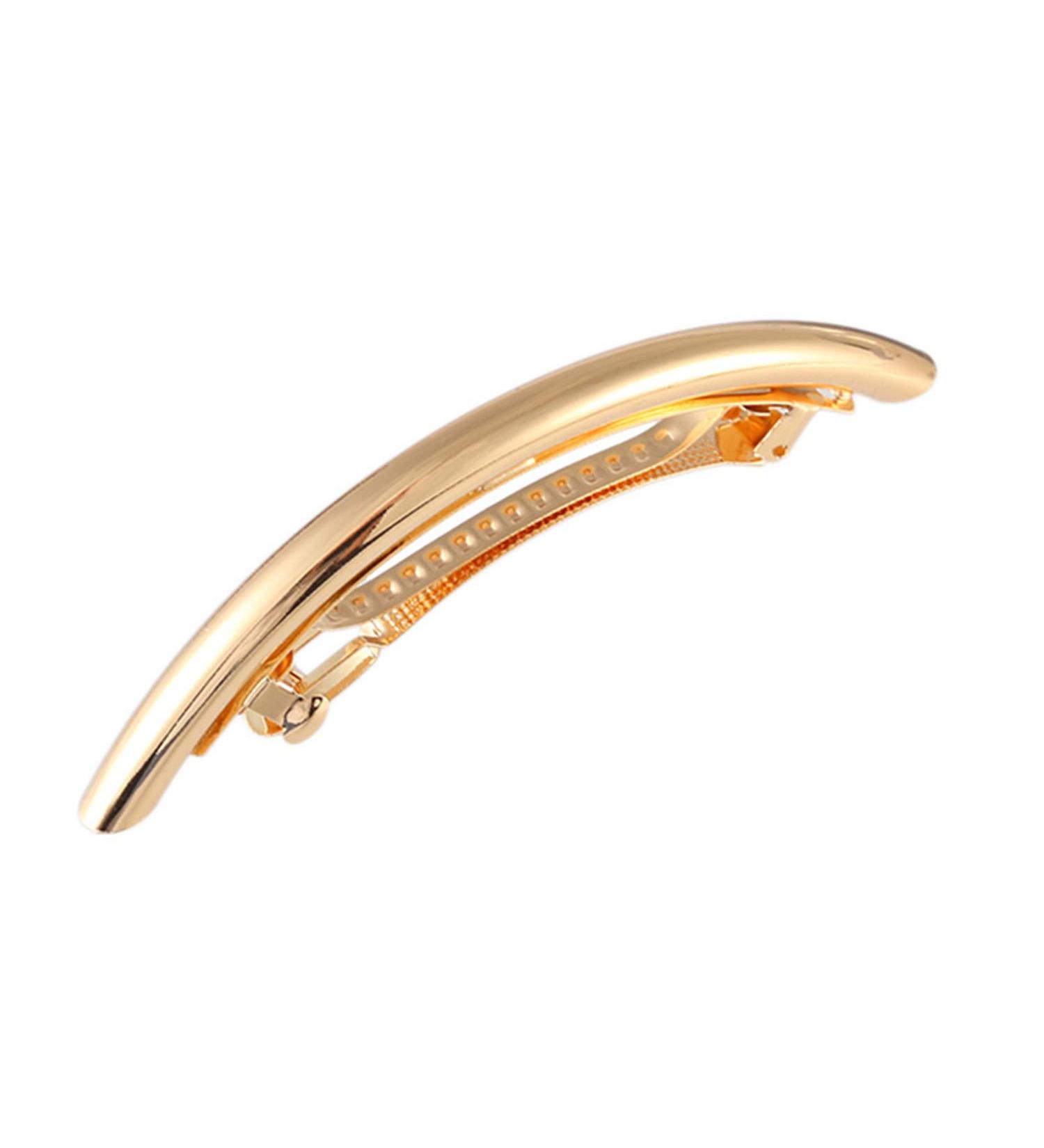 PPX Vintage Style Metal Alloy Barrette Hair Clip - Elegant Gold & Silver Tone for Women & Girls - Buy Online on GoSupps.com
