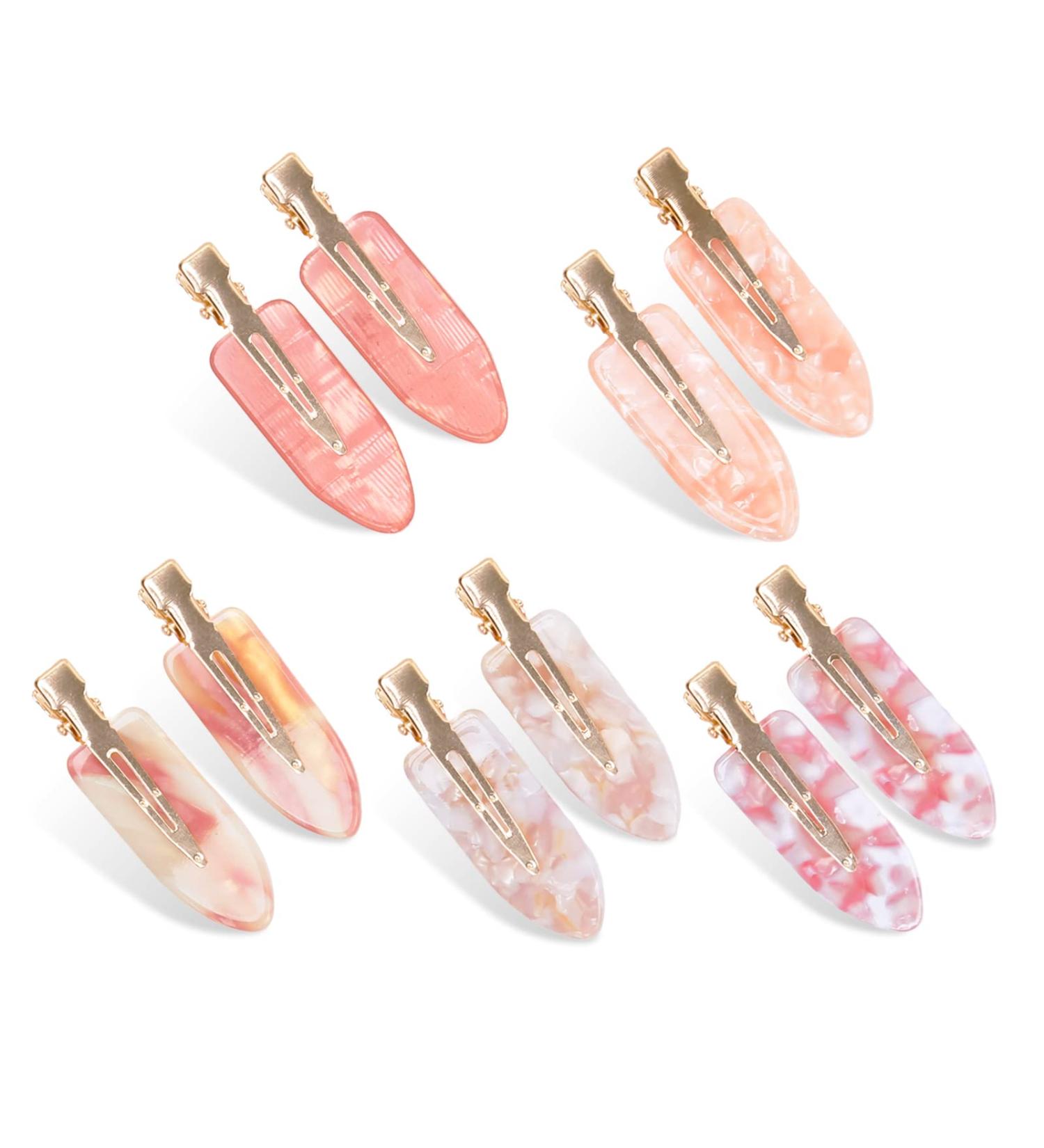 Women's No Bend Pink Hair Clips - Styling & Makeup Barrettes for Fashionable Looks - Buy Online on GoSupps.com