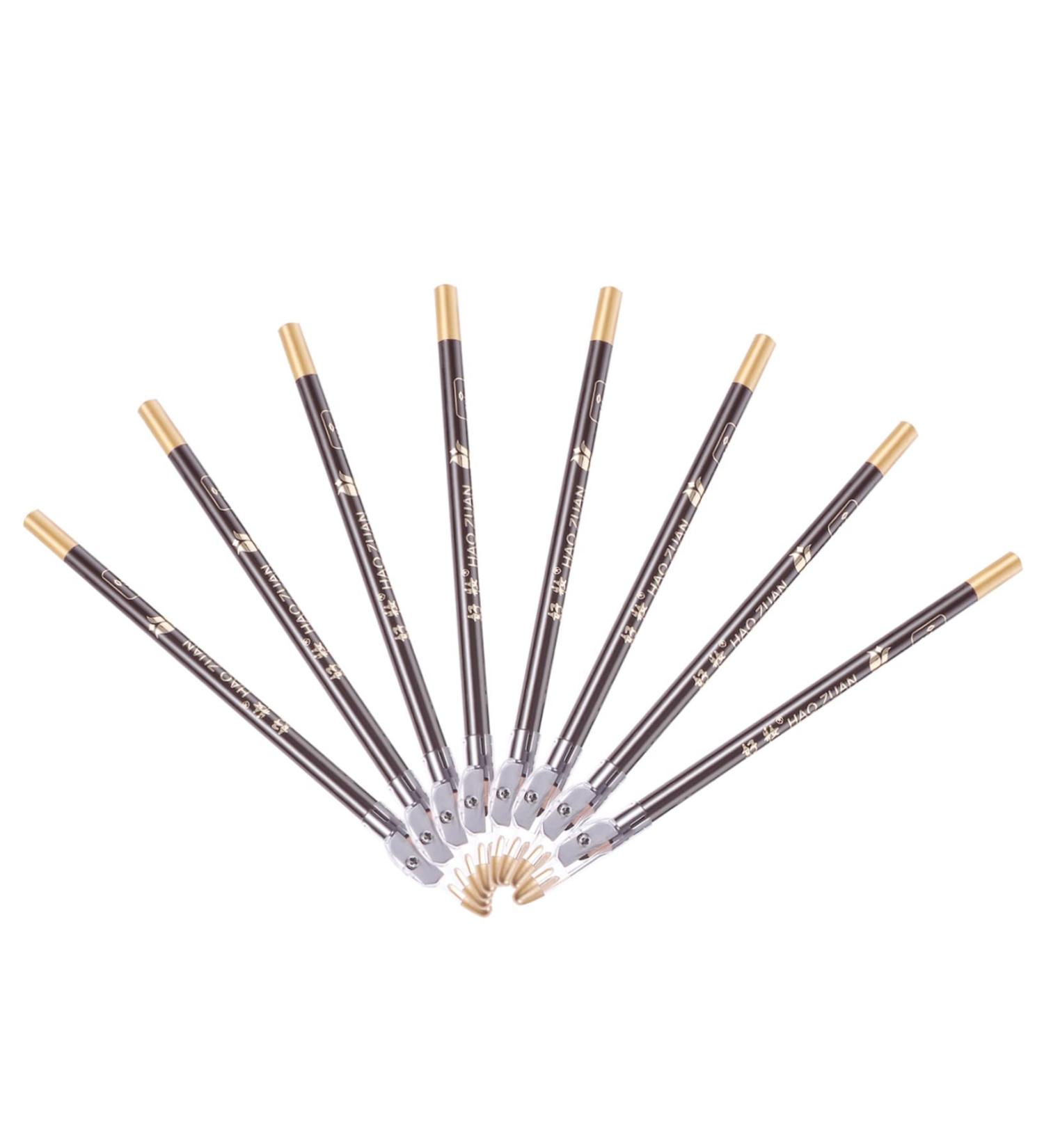 TOVINANNA 24 pcs make up kit Makeup Pen eyebrow makeup tool black pencils Wooden tool Accessories 1 count (Pack of 1) Coffeex3pcs - Buy Online on GoSupps.com