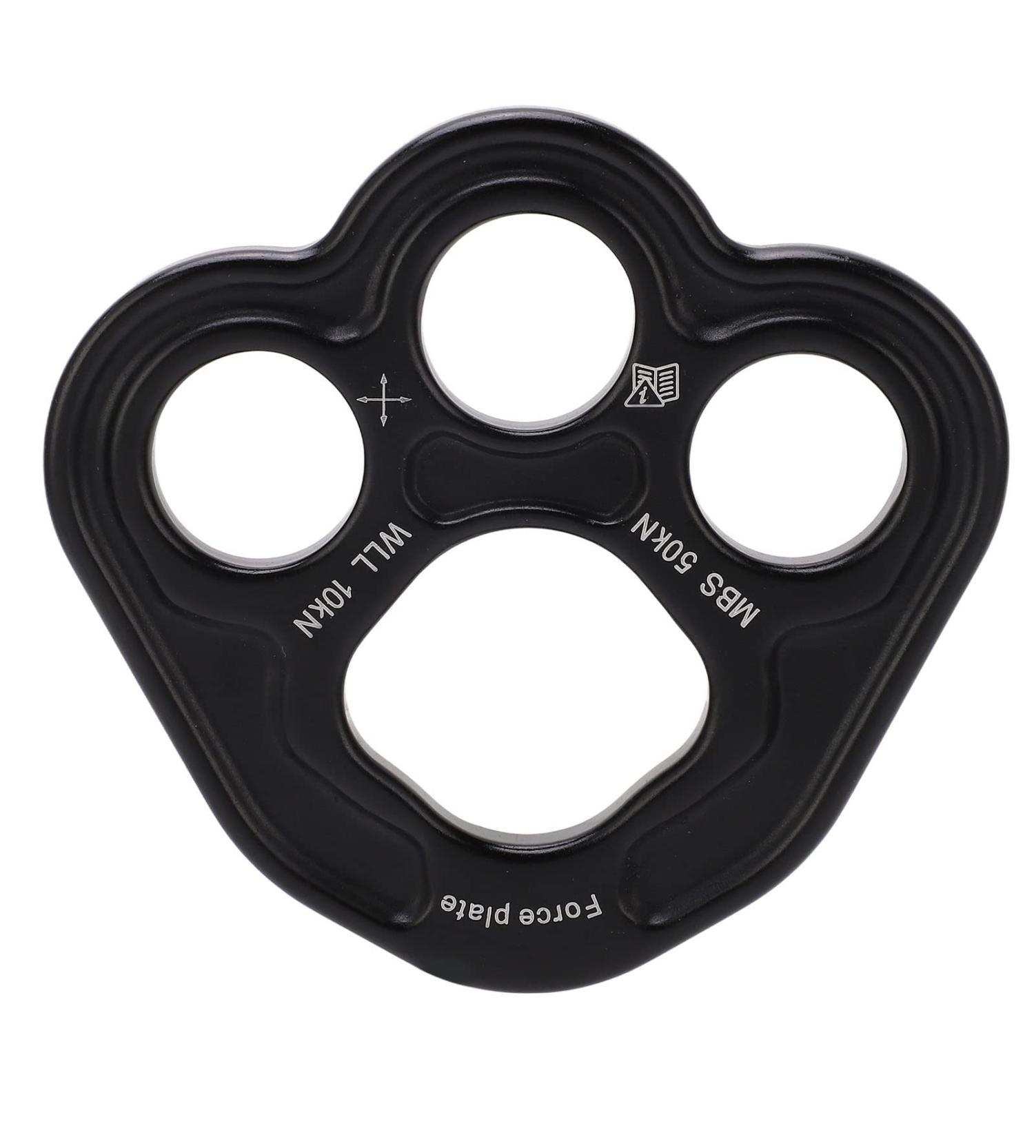 Paw Rigging Plate 3-Hole Aluminum Anchor Plate for Rock Climbing - 50KN Weight Bearing | Climbing Gear for Outdoor Adventures - Buy Online on GoSupps.com