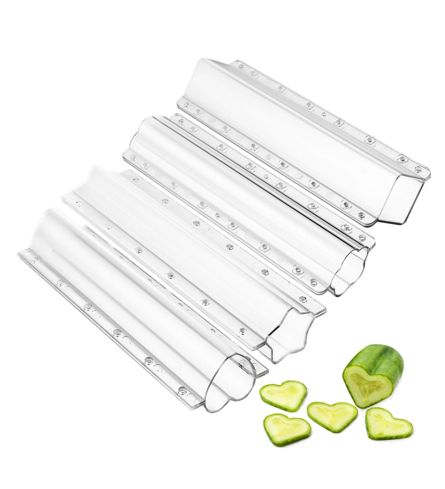 BESPORTBLE 4 pcs Shaping Fruit Square Star Shaped Tool Heart Cucumber Flower Styling Vegetable Shapers Forming - Buy Online on GoSupps.com
