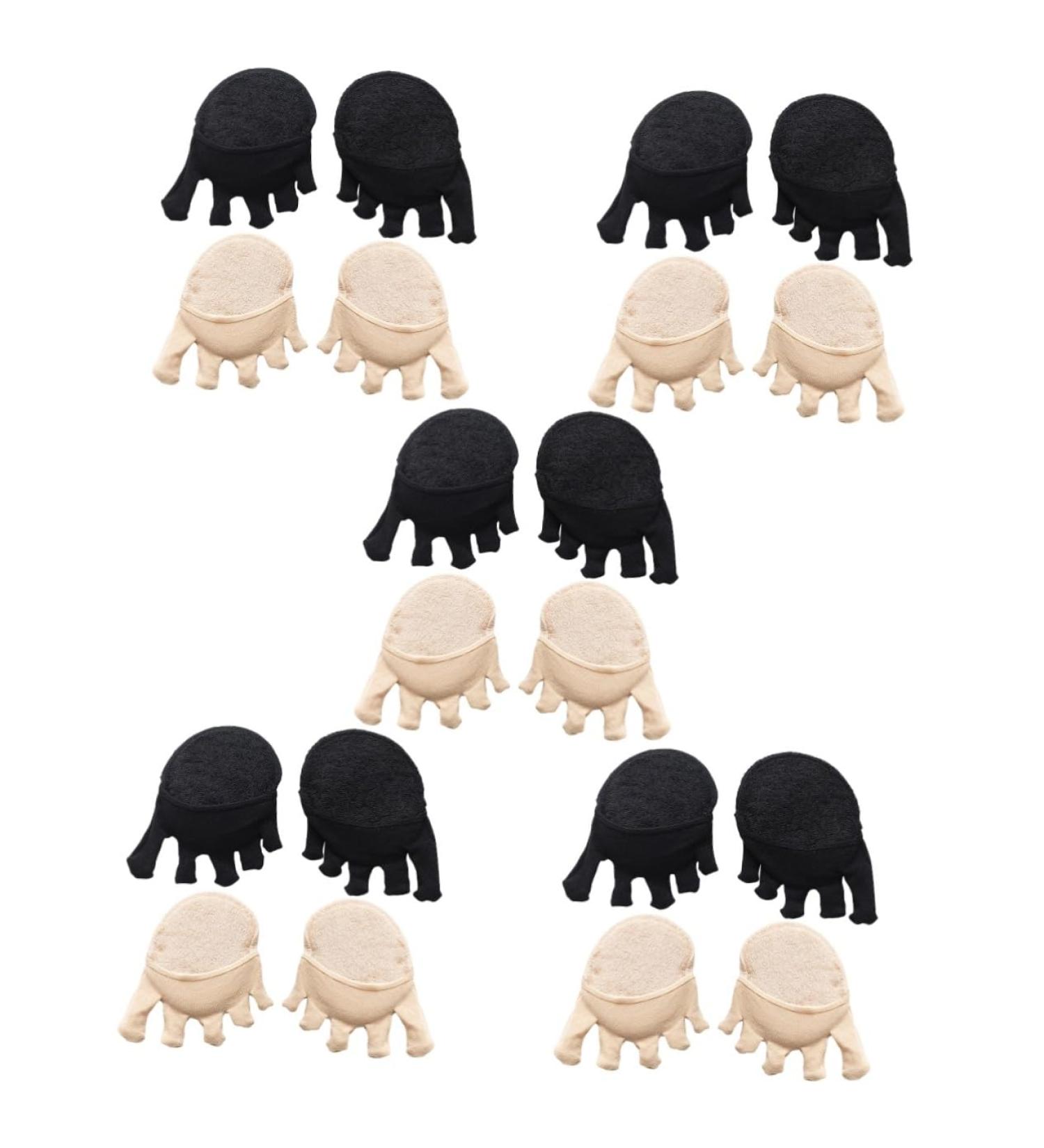 GLEAVI 10 Pairs Full Toe Socks & Metatarsal Foot Pads for High Heels - Reusable Cushions & Five Fingers Shoe Pads - Buy Online on GoSupps.com