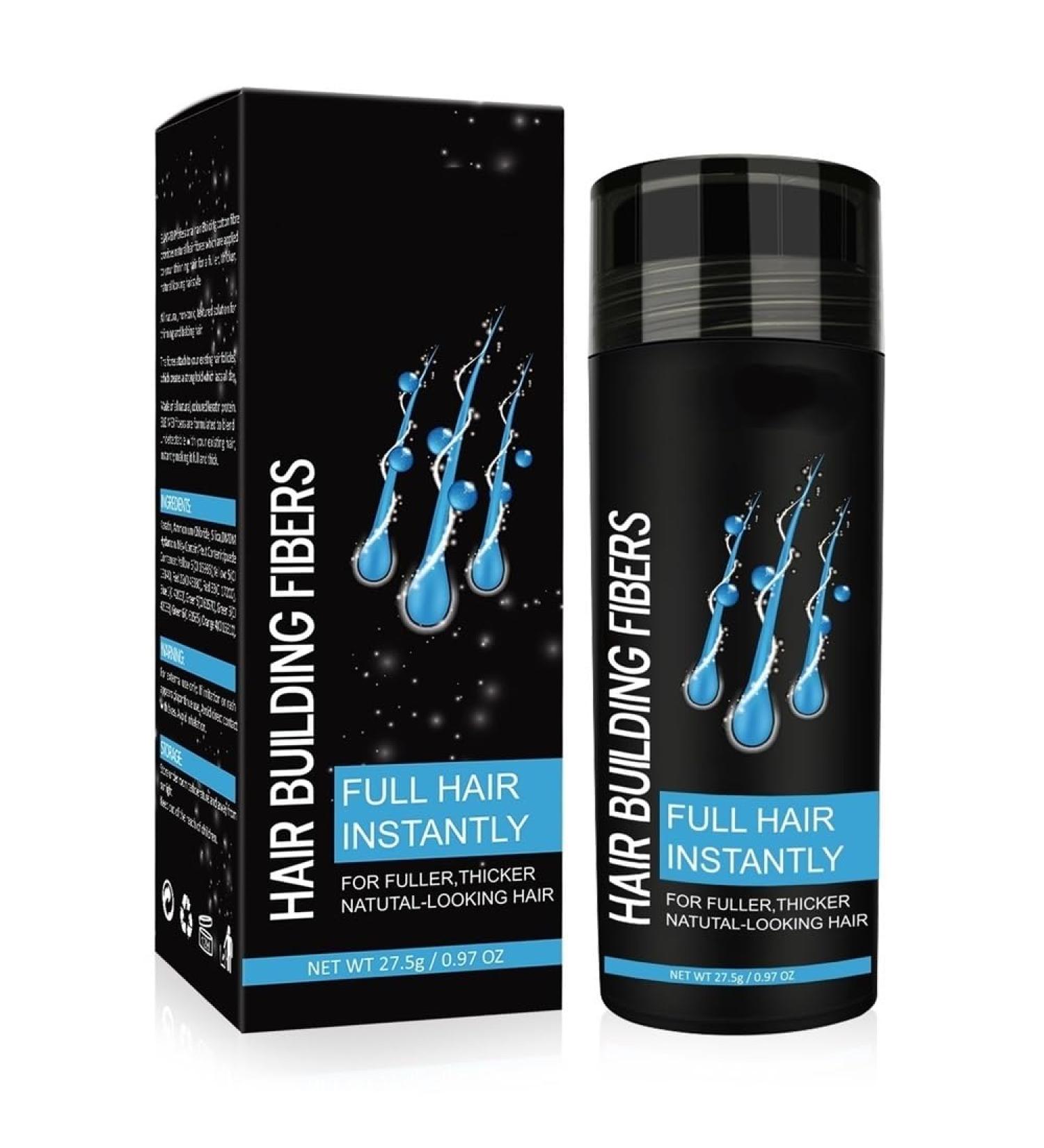 Hair Building Fibers fibers Are Formulated To Blend Undetectable With Your Existing Hair Instantly Making It Full And Thick. (Color : Light brown) - Buy Online on GoSupps.com
