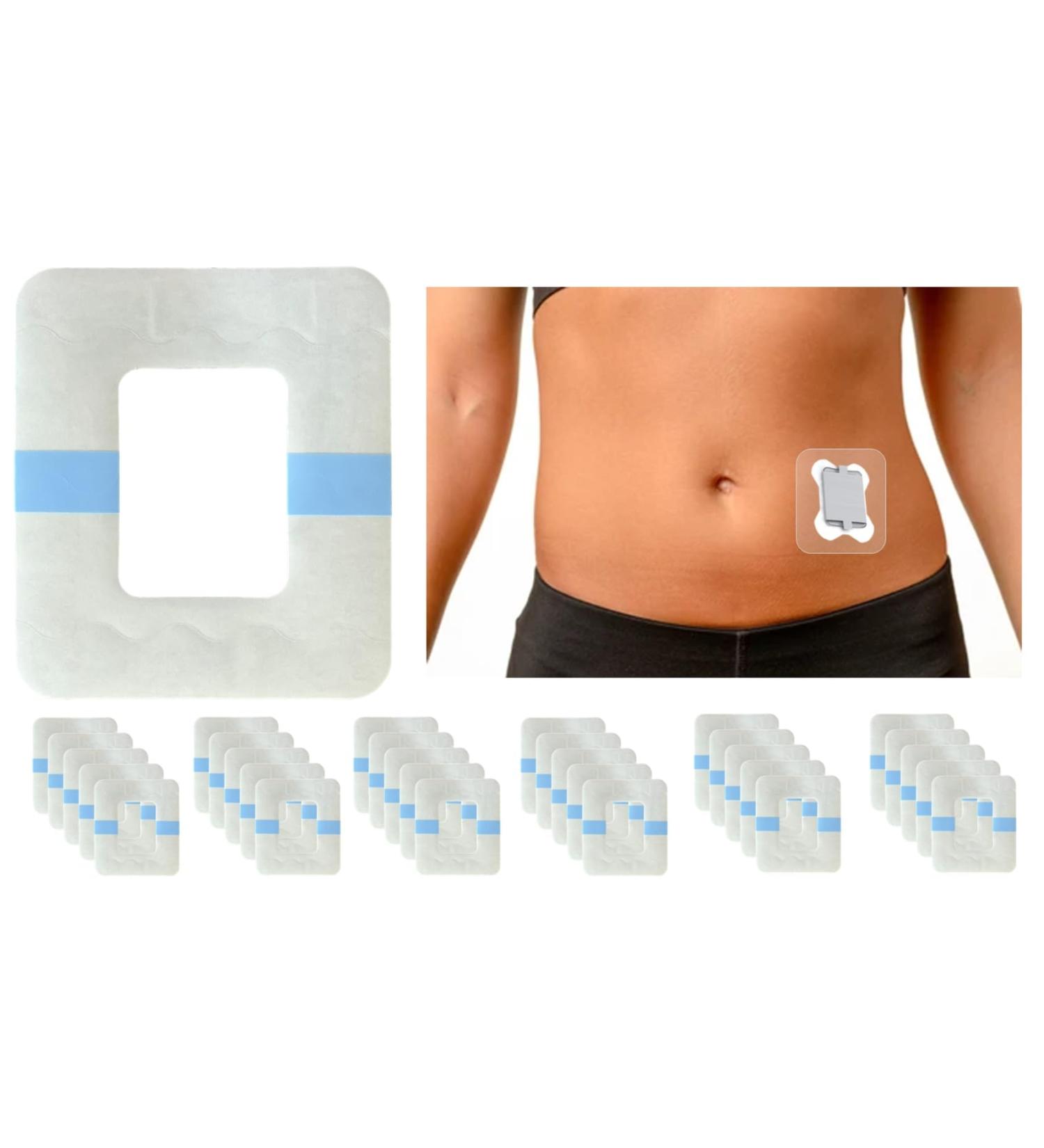 30pk Adhesive Waterproof Over Patches for Tandem Mobi Adhesive Sleeve - Transparent Breathable Long Lasting