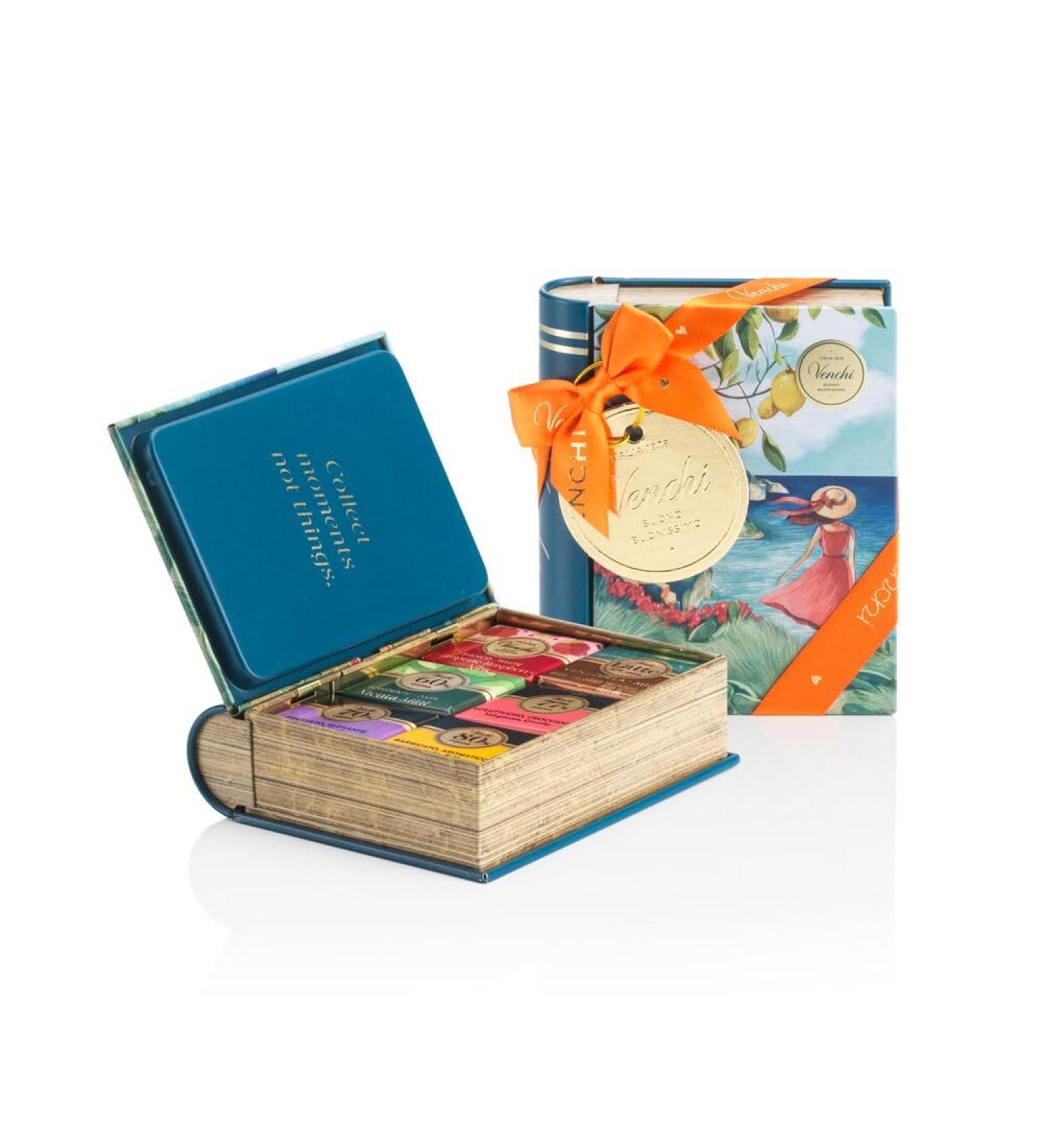 Venchi - Mini-Book Graphic Italy with assortment of Neapolitans 125 g - Gluten free - Gift idea - Buy Online on GoSupps.com