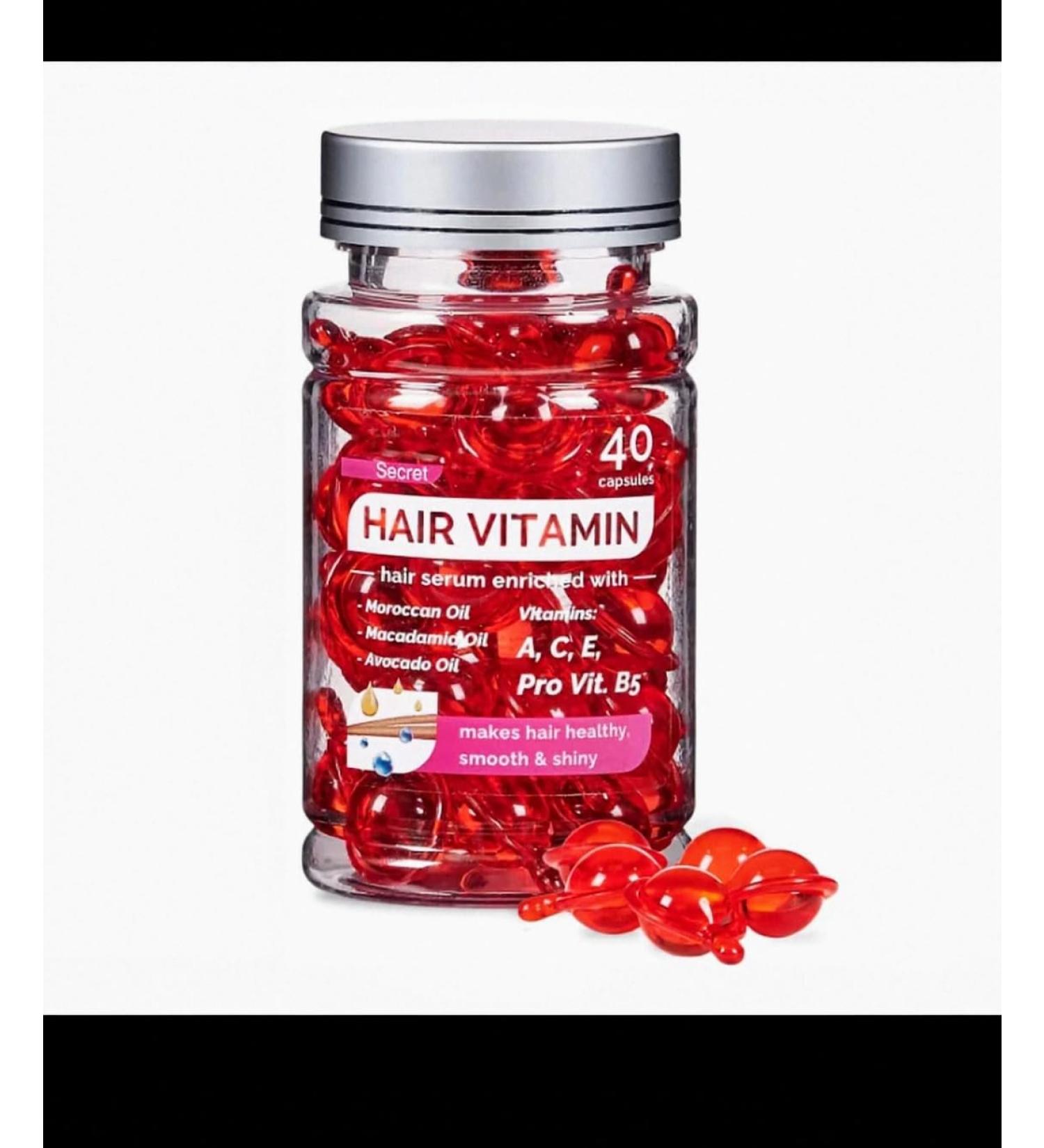 Shop Peque o Red Hair Serum Vitamin Capsules - Boost Shine & Nourishment | International Shipping Available - Buy Online on GoSupps.com