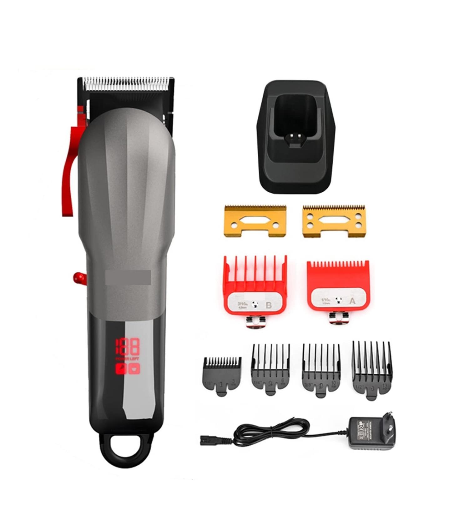 Rechargeable Hair Trimmer & Clipper - Cordless Hair Clipper with LED Display for Perfect Hair Care & Styling - Buy Online on GoSupps.com