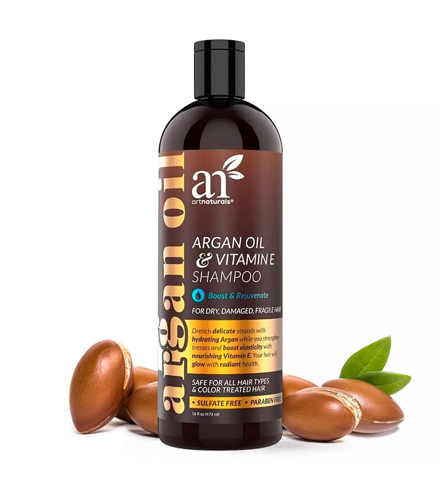 Artnaturals Argan Hair Growth Shampoo - 16 Fl Oz - Hair Loss Treatment for Men & Women - Biotin, Argan Oil, Keratin, Caffeine Infused - Buy Online on GoSupps.com