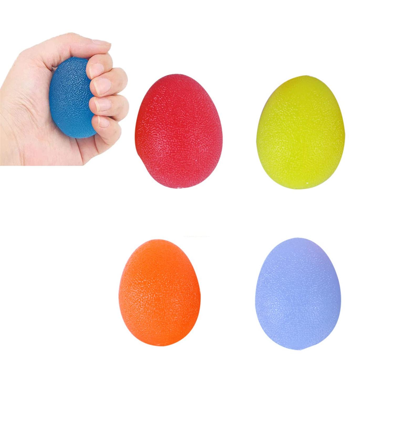 Vokowin Gel Hand Balls Therapy Set - 4 Pcs | Hand & Finger Grip Strengthening | Arthritis Relief | Stress & Therapy Exercise Balls - Buy Online on GoSupps.com