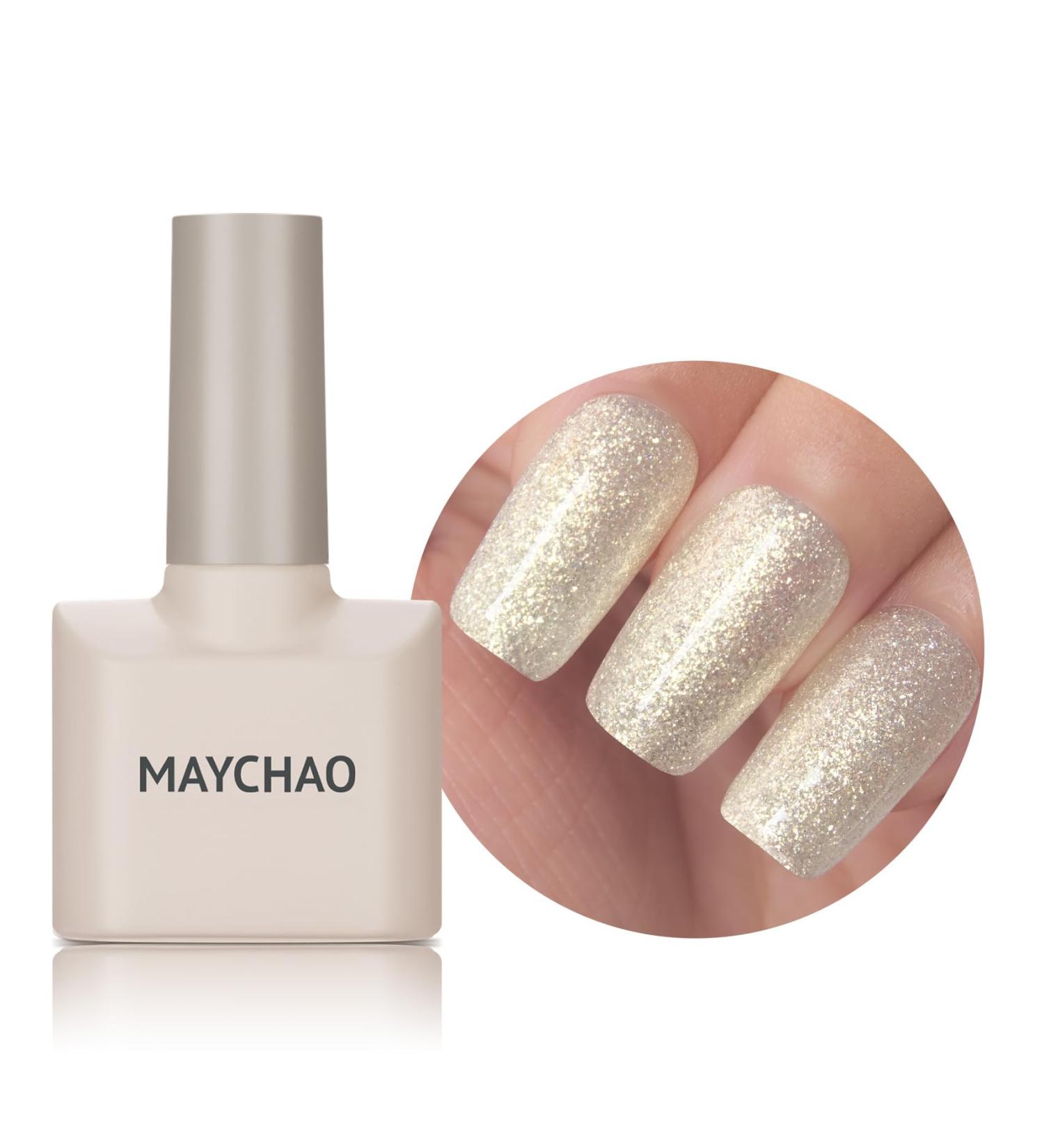 MAYCHAO 15ML Gel Nail Polish 1Pc Mermaid Scales Gel Polish Soak Off UV LED Nail Polish Nail Art Starter Manicure Salon DIY at Home 0.5 OZ - Buy Online on GoSupps.com