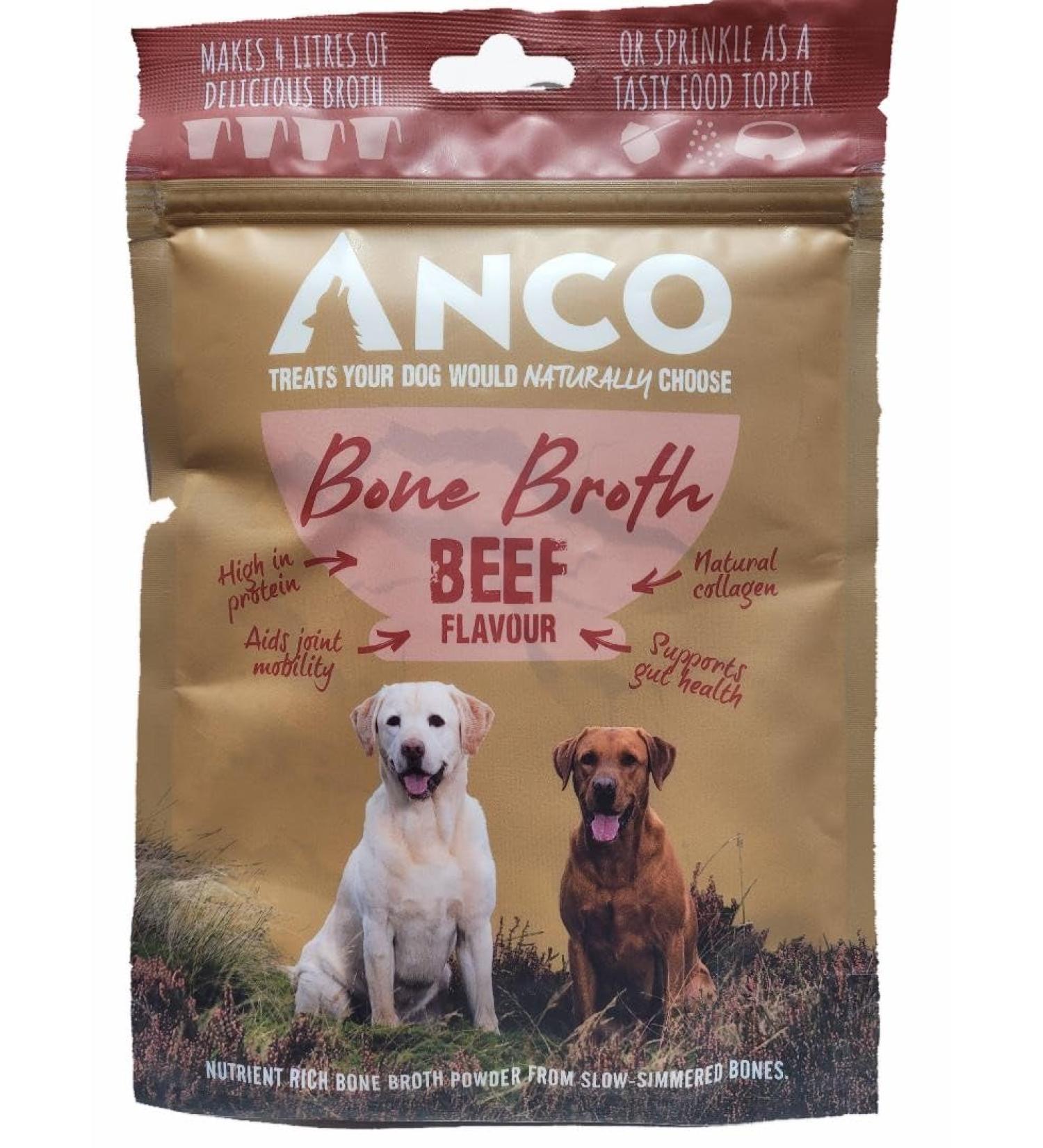 Beef Bone Broth Powder for Dogs - 4 Ltrs, No Additives, Preservatives, Dairy, Soy, Grains, Gluten - Hypoallergenic - Buy Online on GoSupps.com