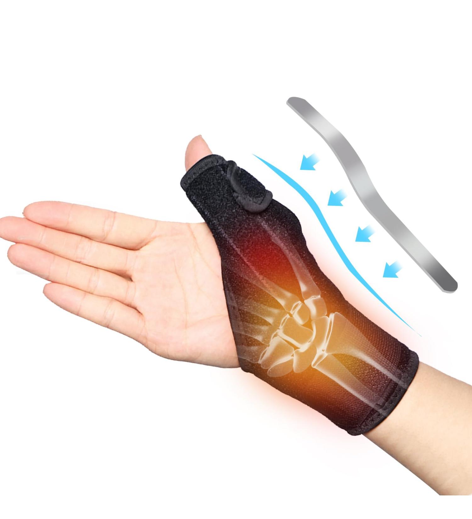 Thumb Splint Brace for Arthritis & Tendonitis | Reversible Compression Wrist Support for Sprains & Carpal Tunnel | Sleep Aid & Stabilizer (7.7*4*1 IN - Buy Online on GoSupps.com