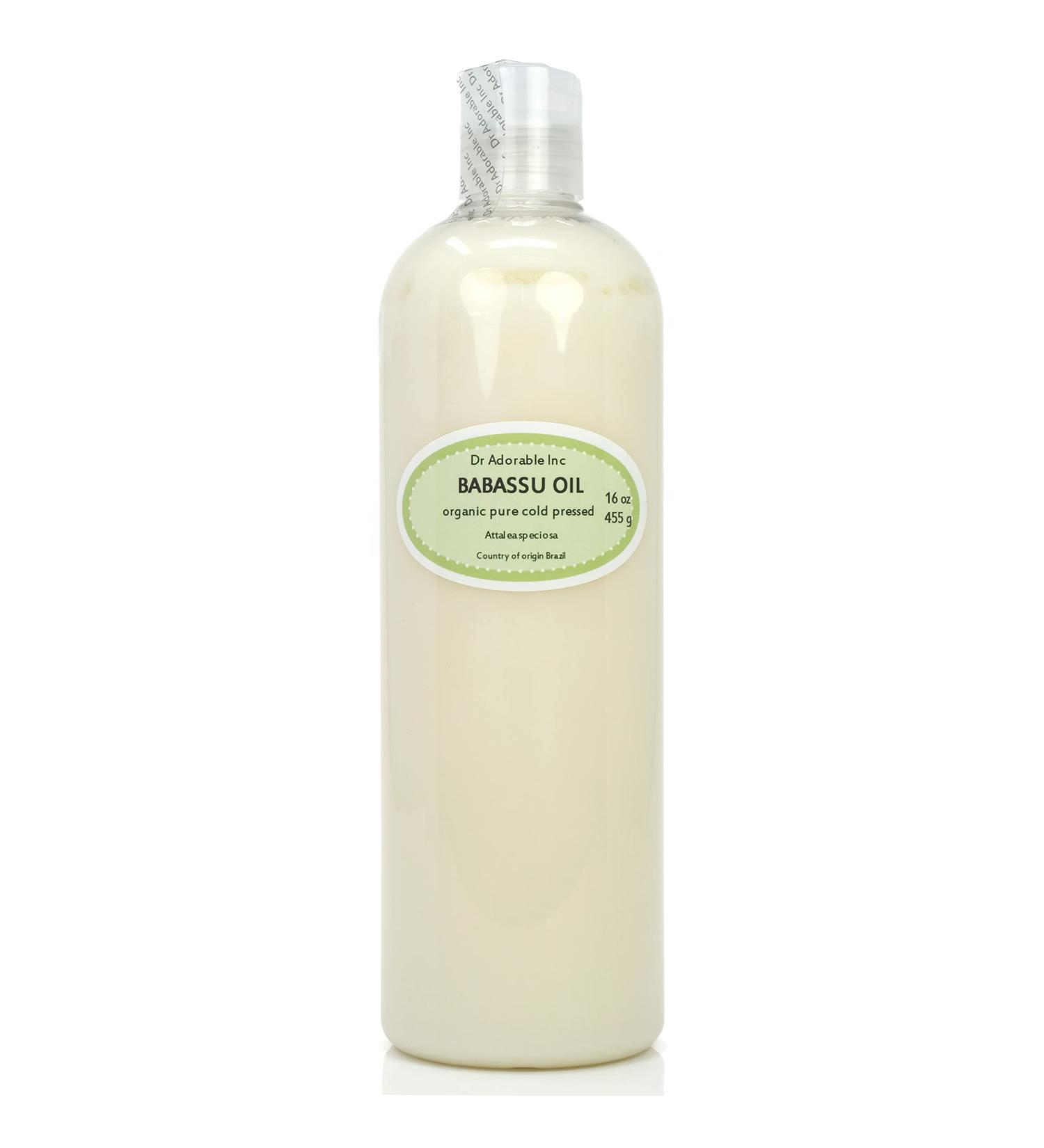 16 Fl Oz Organic Cold Pressed Babassu Oil for Skin and Hair Moisturizing - 100% Pure - Buy Online on GoSupps.com