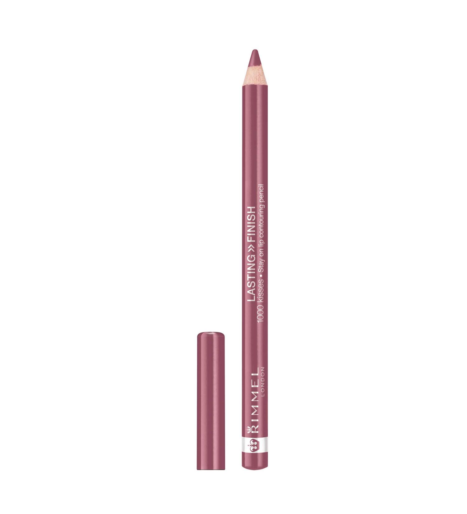 Rimmel 1000 Kisses Lip Liner Mauve Shimmer 0.04 Ounce - Long-lasting Lip Liner for Defined Lips - Buy Online on GoSupps.com