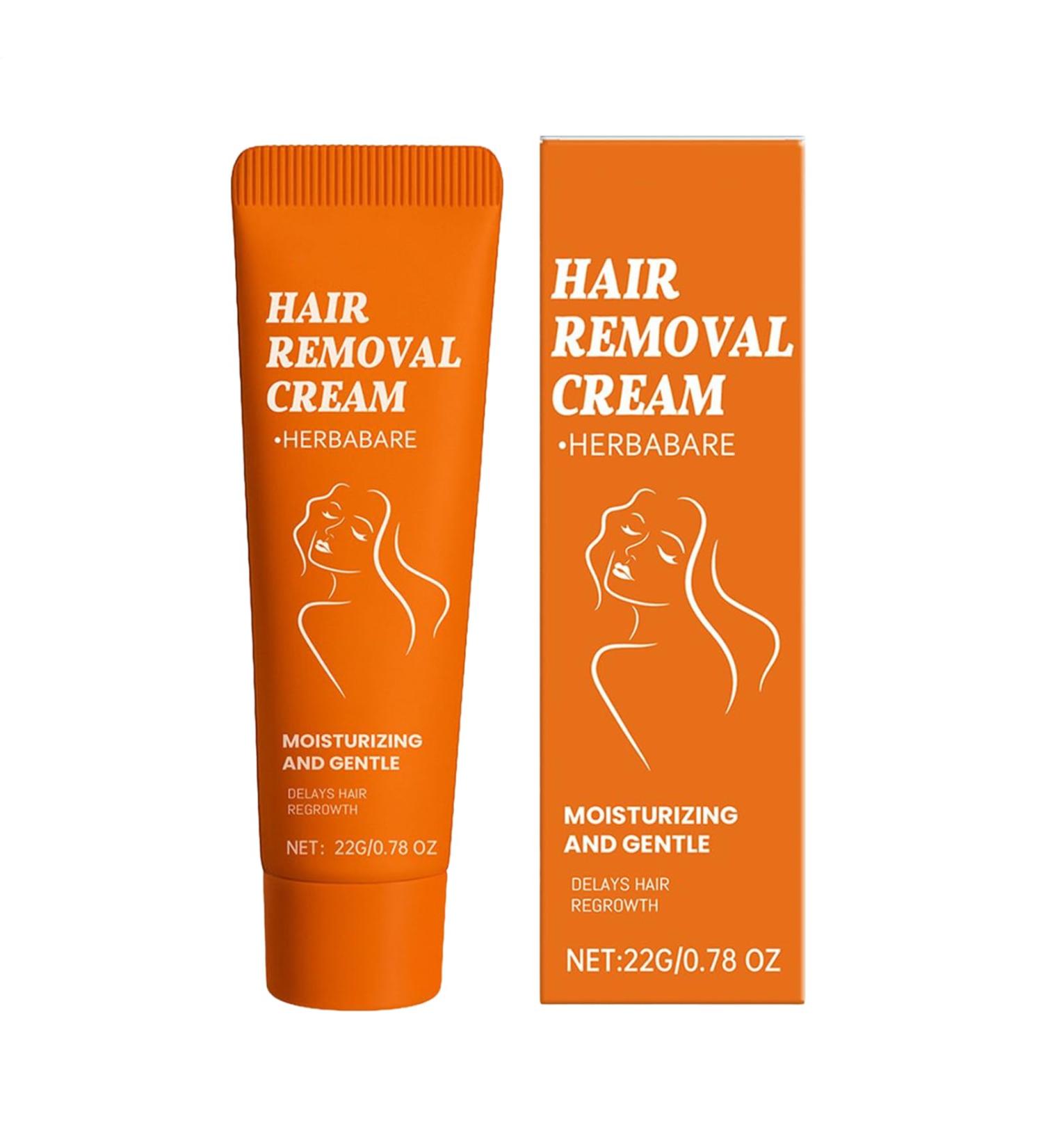  Pruojhw Facial Hair Removal Cream - Gentle and Soothing Lotion 22g - Upper Lip Hair Removal Cream - For Women and Girls Daily Home Use Long-Term Nighttime Use - Buy Online on GoSupps.com