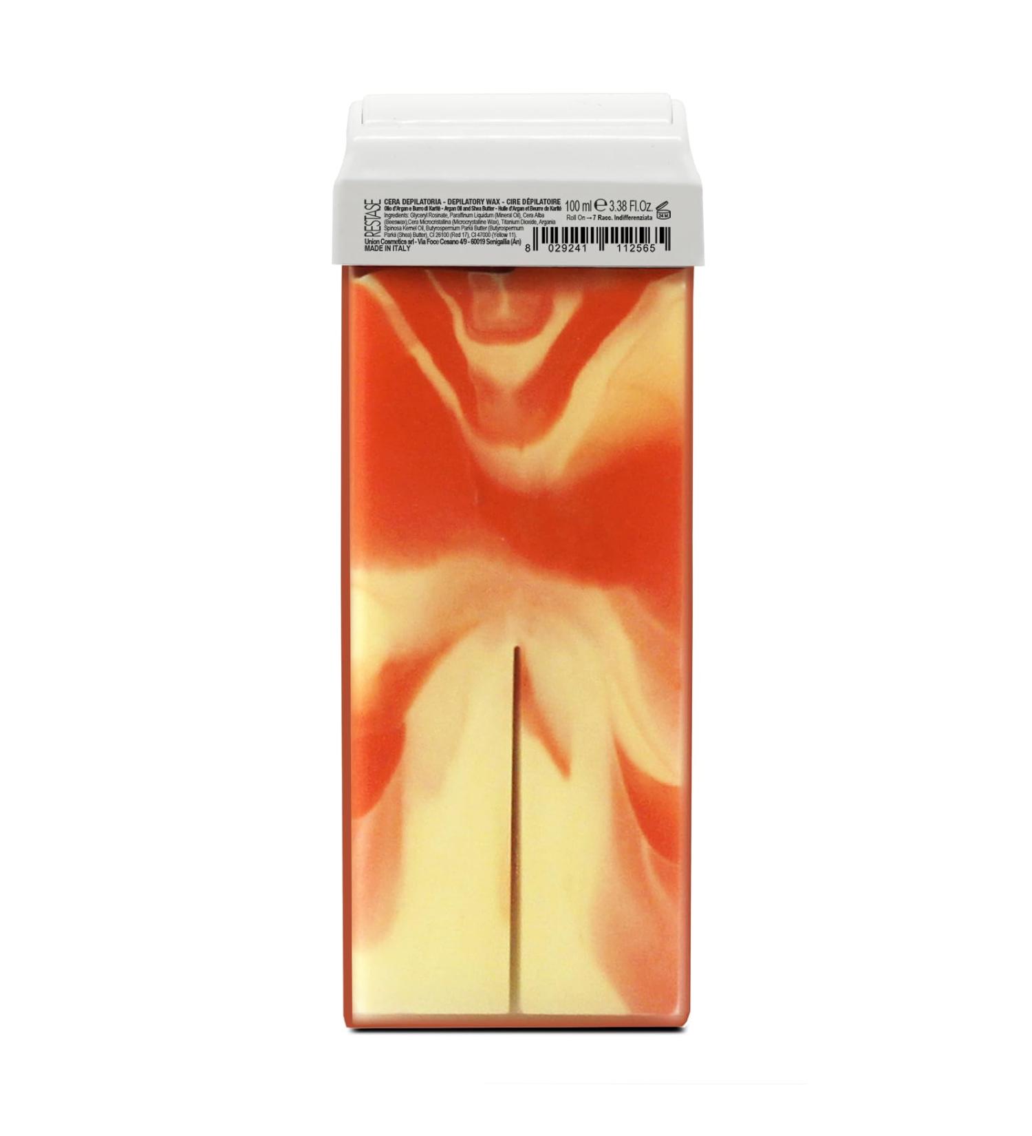 Restase Fat-Soluble Depilatory Wax with Argan Oil & Shea Butter - 100ml All Skin Types Made in Italy - International Shipping Available - Buy Online on GoSupps.com