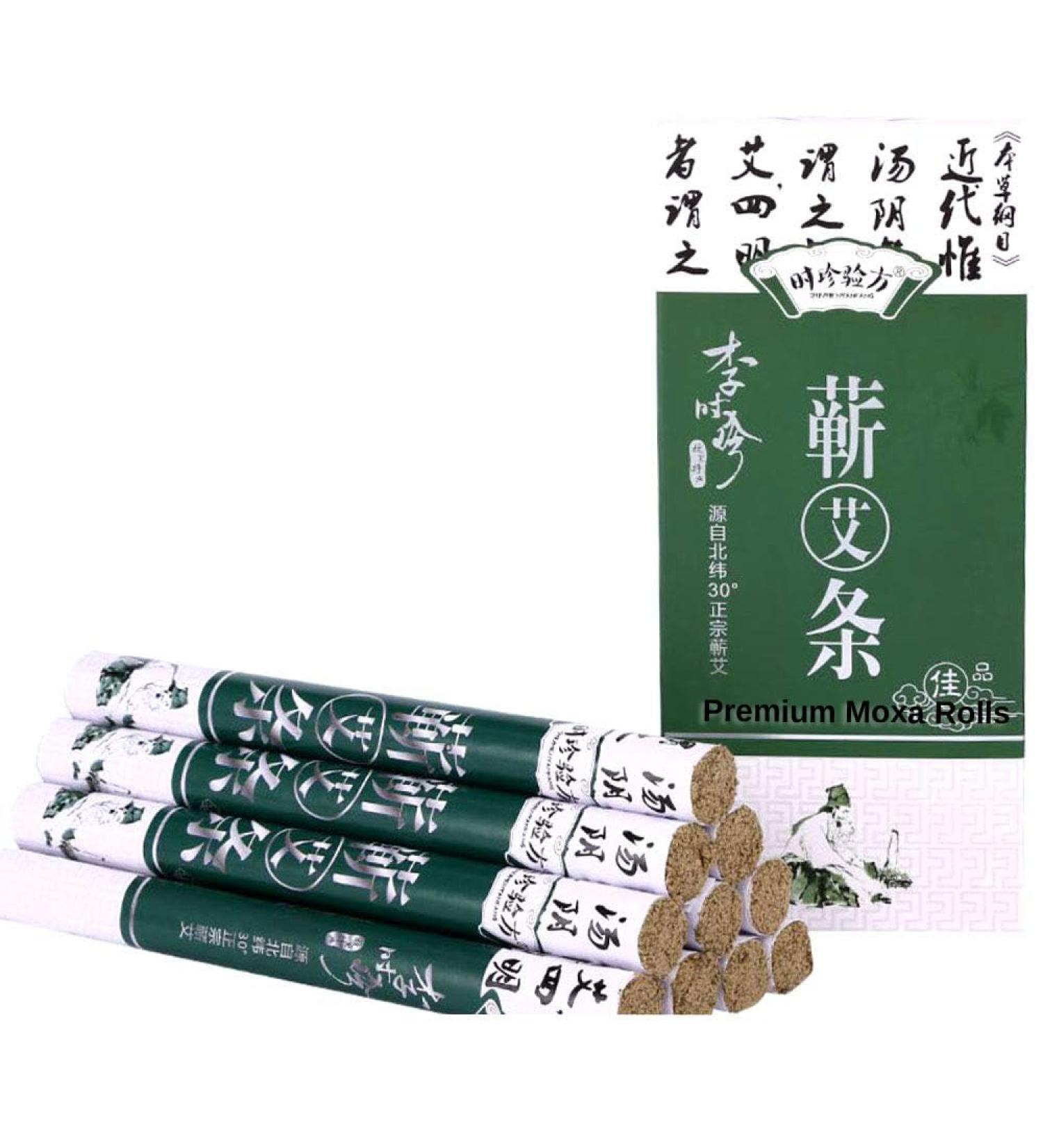  Best Artemisia argyi Ai for Moxa Moxibustion (Good 10 Rolls 3 Packs) - Buy Online on GoSupps.com